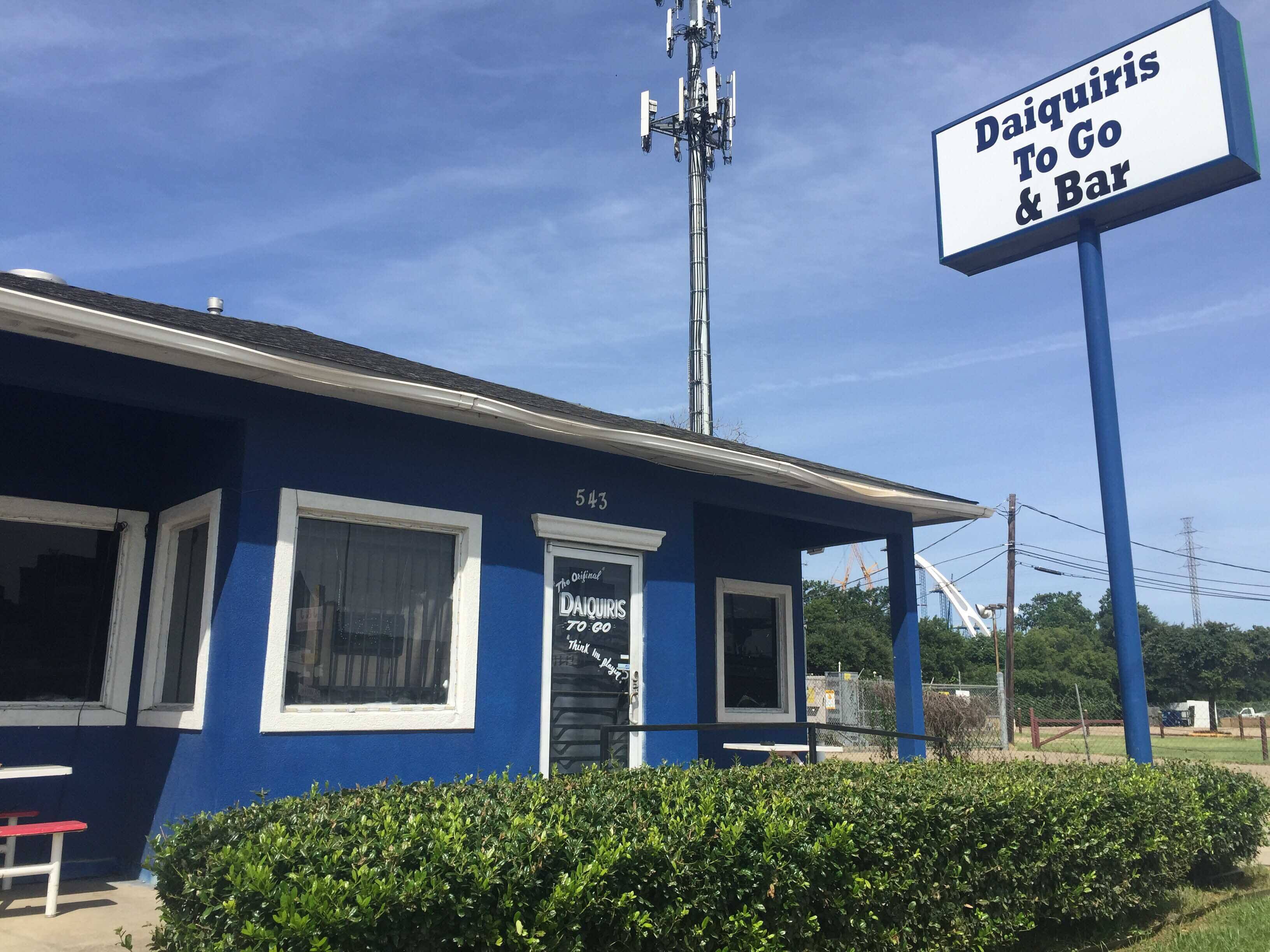 Menu of The Original Daiquiri To Go, Kessler, Dallas