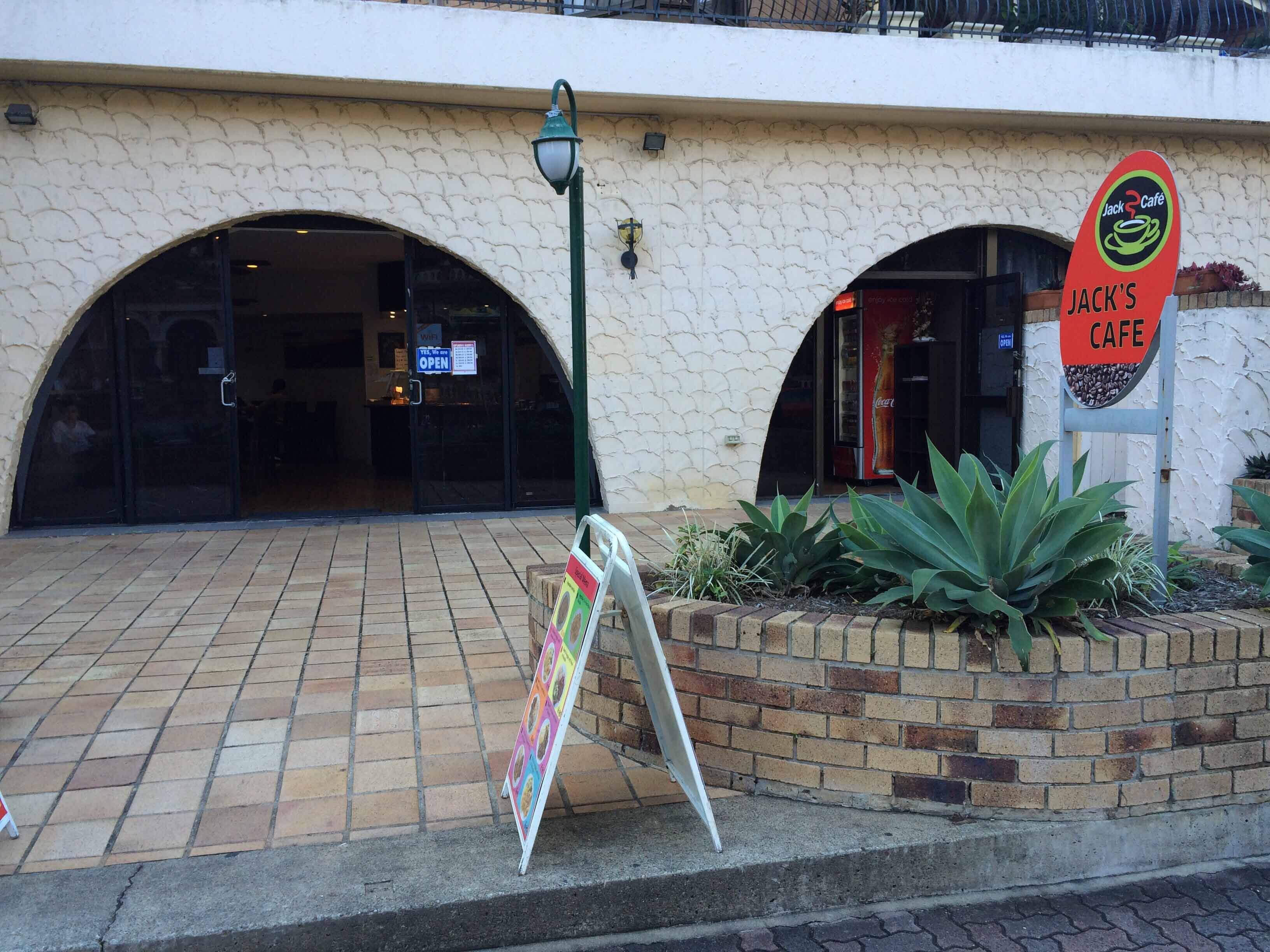 Menu of Jack's Cafe, Brisbane CBD, Brisbane