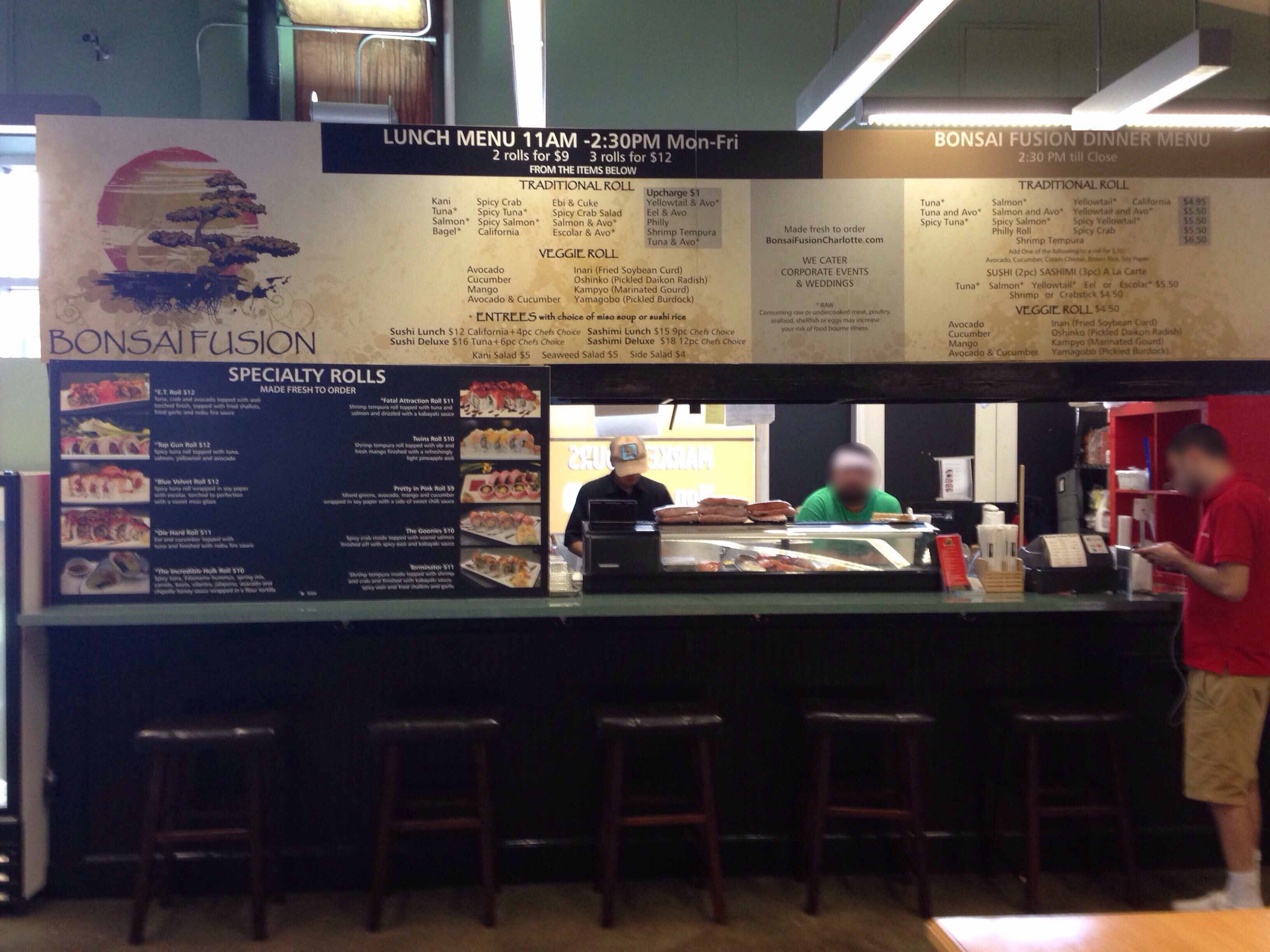 Bonsai Fusion, Plaza Midwood, Charlotte Zomato