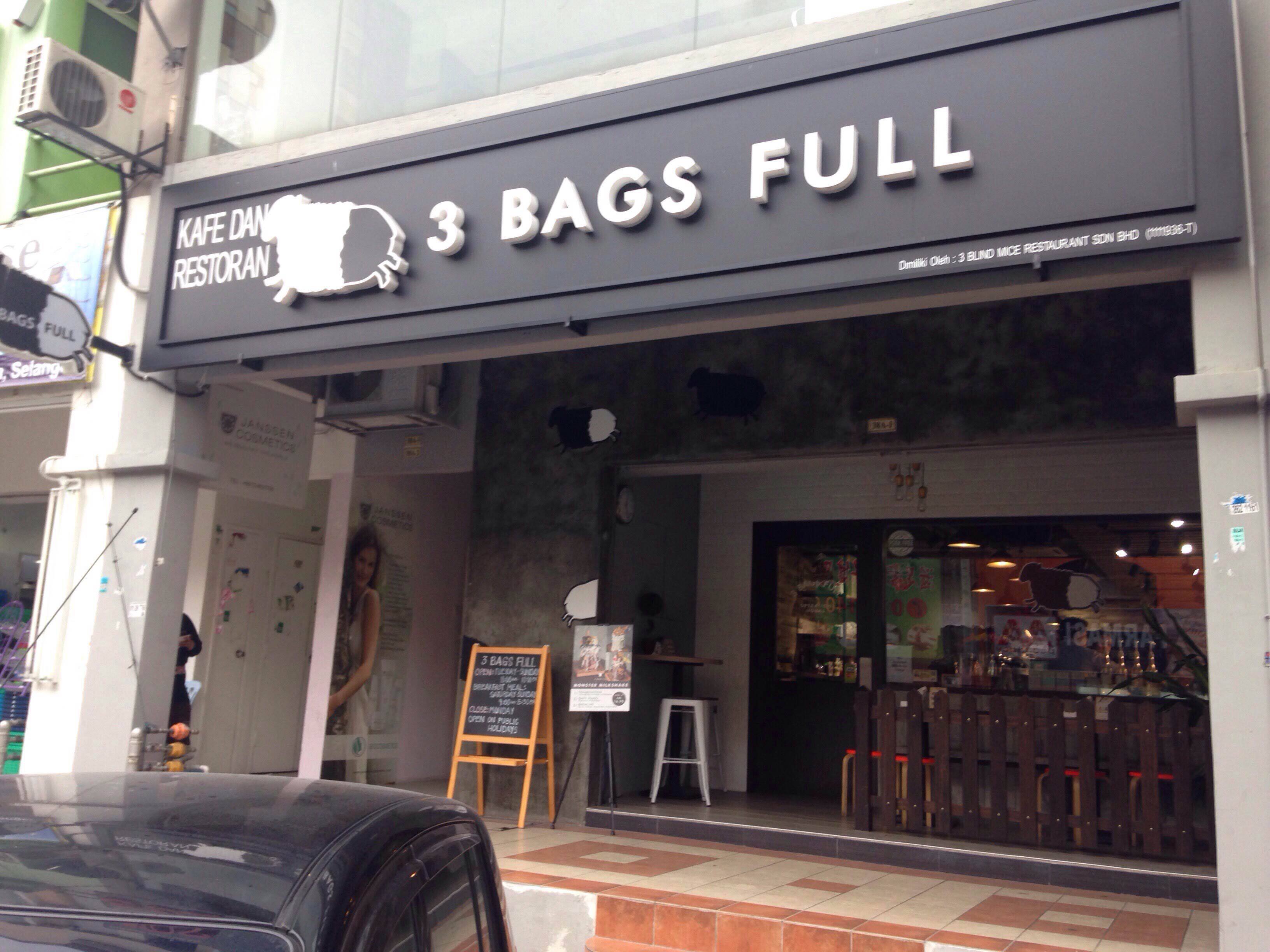 3 Bags Full reviews, Dataran Sunway, Selangor  Zomato