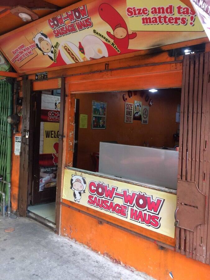 Cow Wow Sausage Haus Menu, Menu for Cow Wow Sausage Haus, Sampaloc