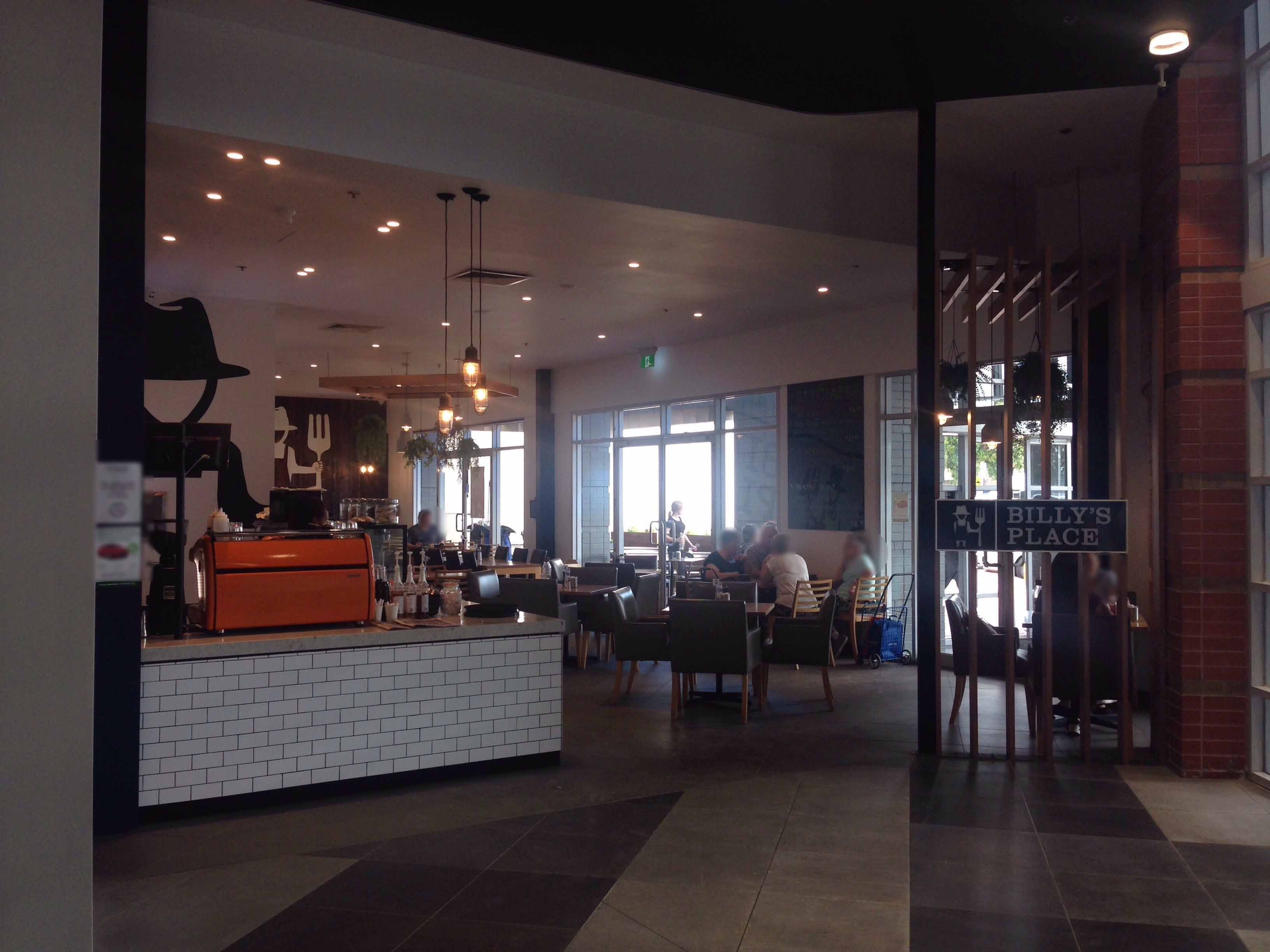 Menu of Billy's Place, Hoppers Crossing, Melbourne