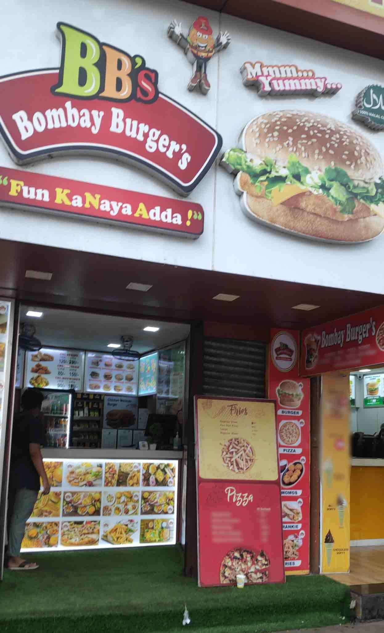 Menu of Bombay Burger's, Sion, Mumbai