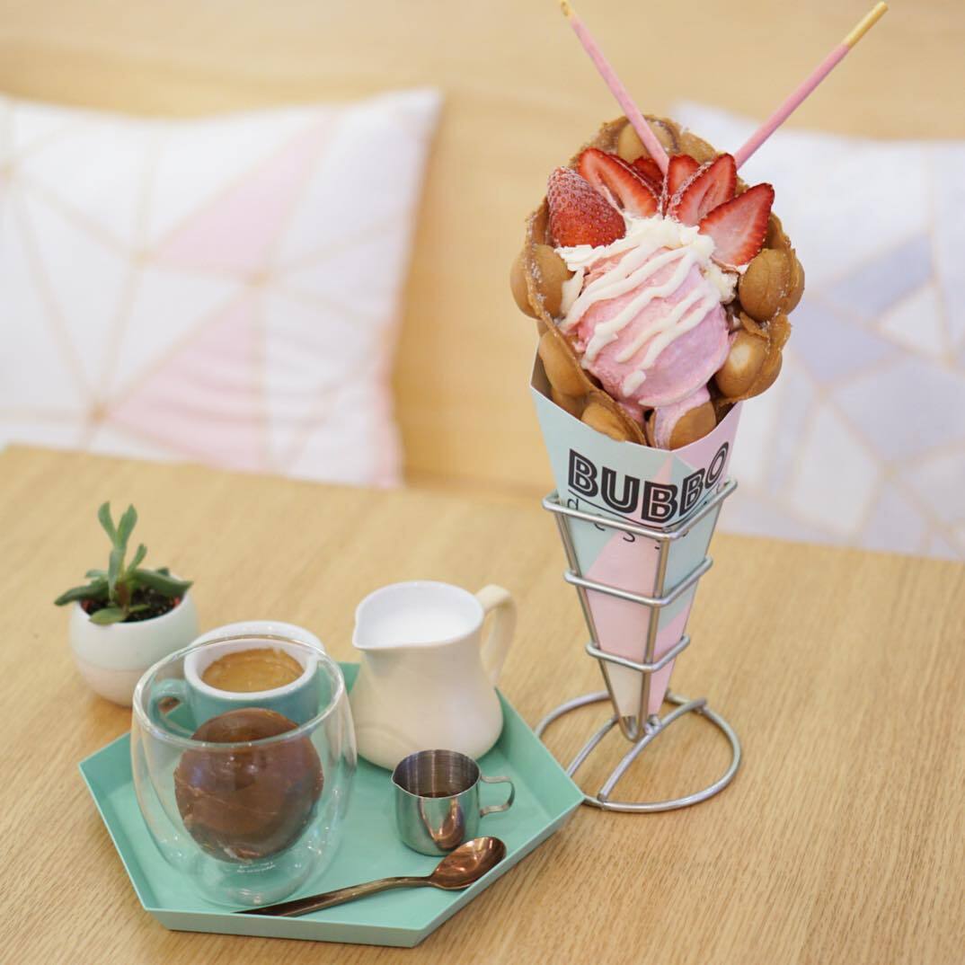 BUBBO dessert Menu, Menu for BUBBO dessert, Surfers Paradise, Gold Coast