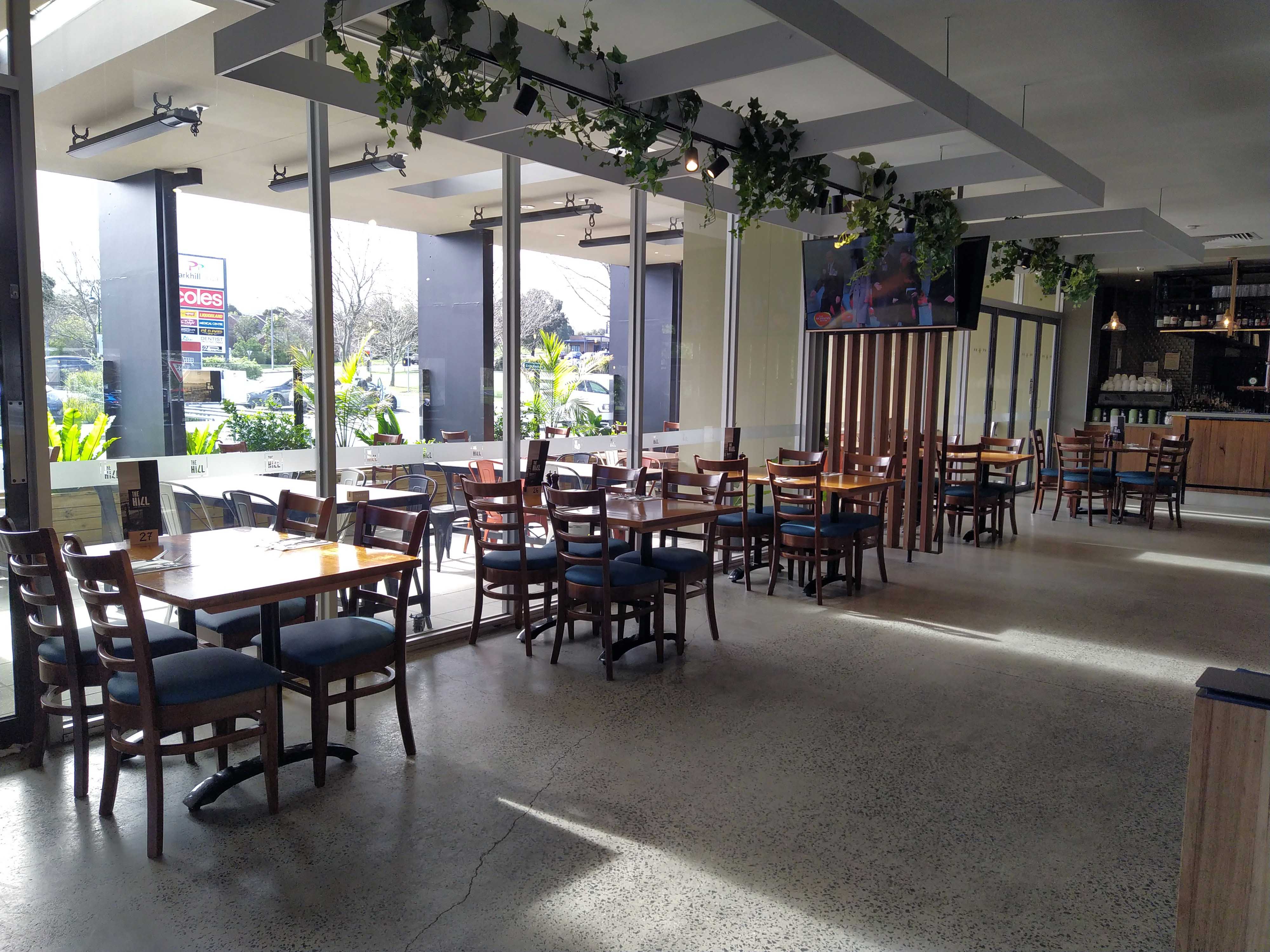 Menu of The Hill, Berwick, Melbourne