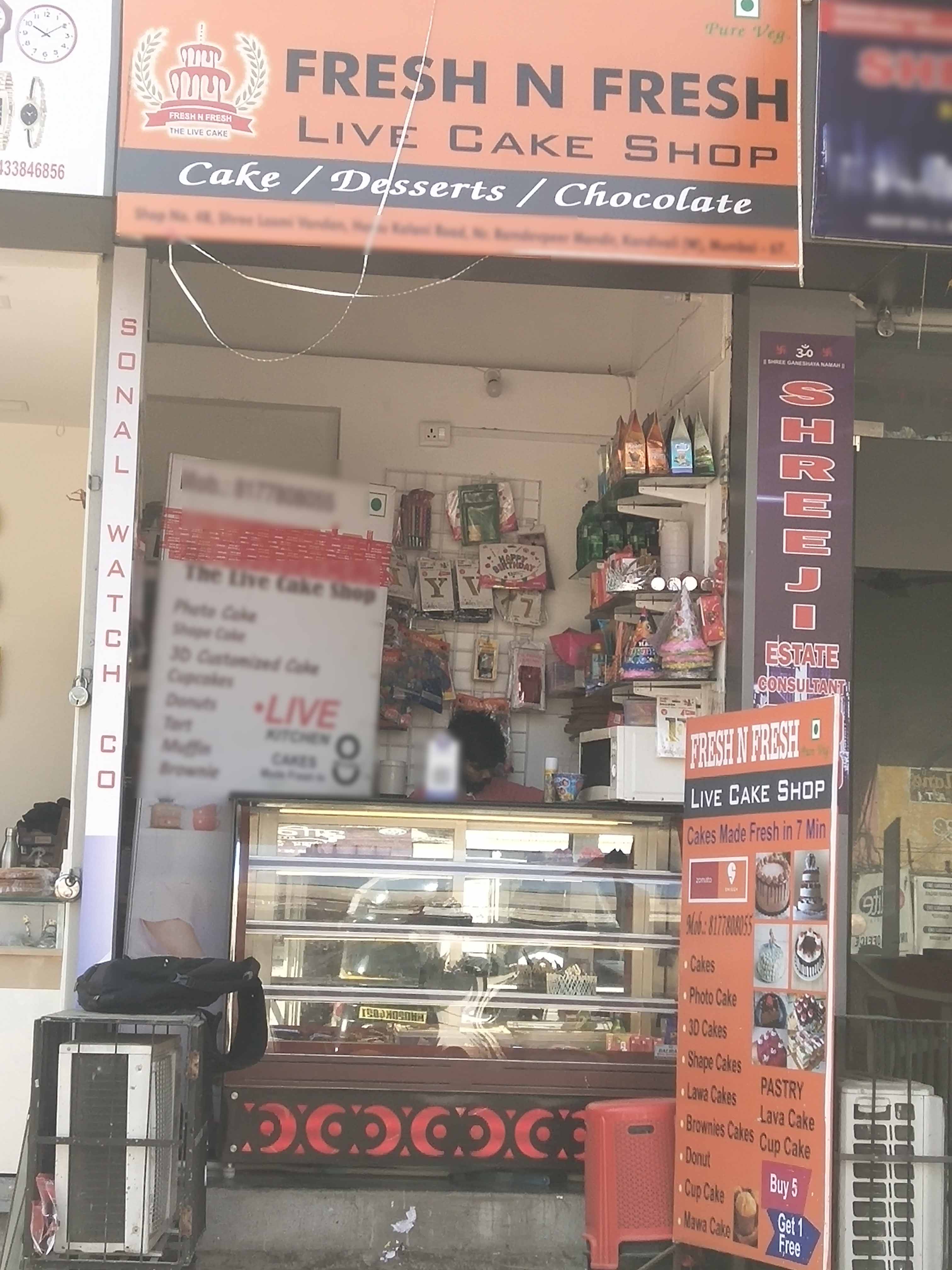 Fresh N Fresh Live Cake Shop, Kandivali West, Mumbai Zomato