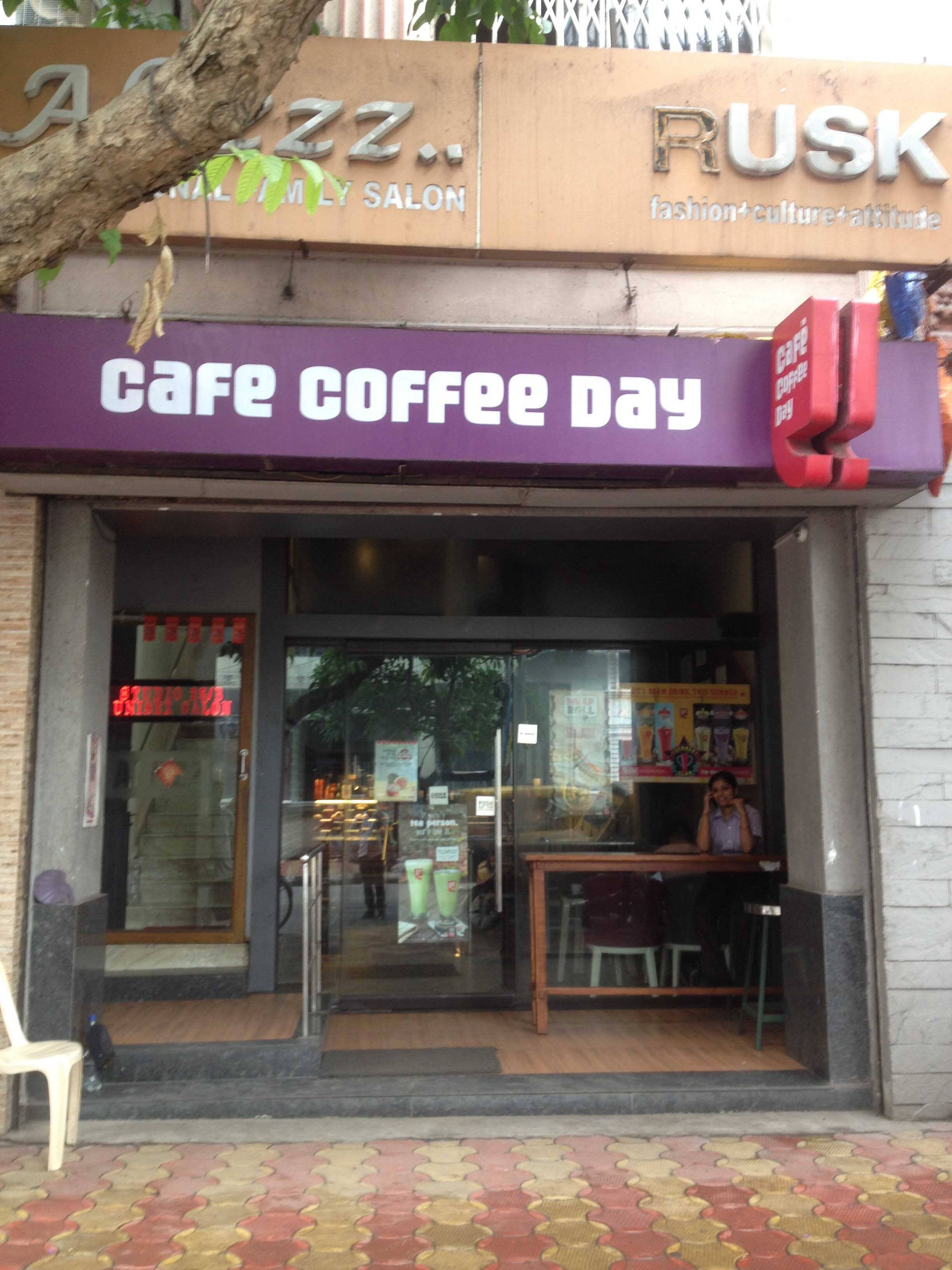 Menu Of Cafe Coffee Day Park Street Area Kolkata