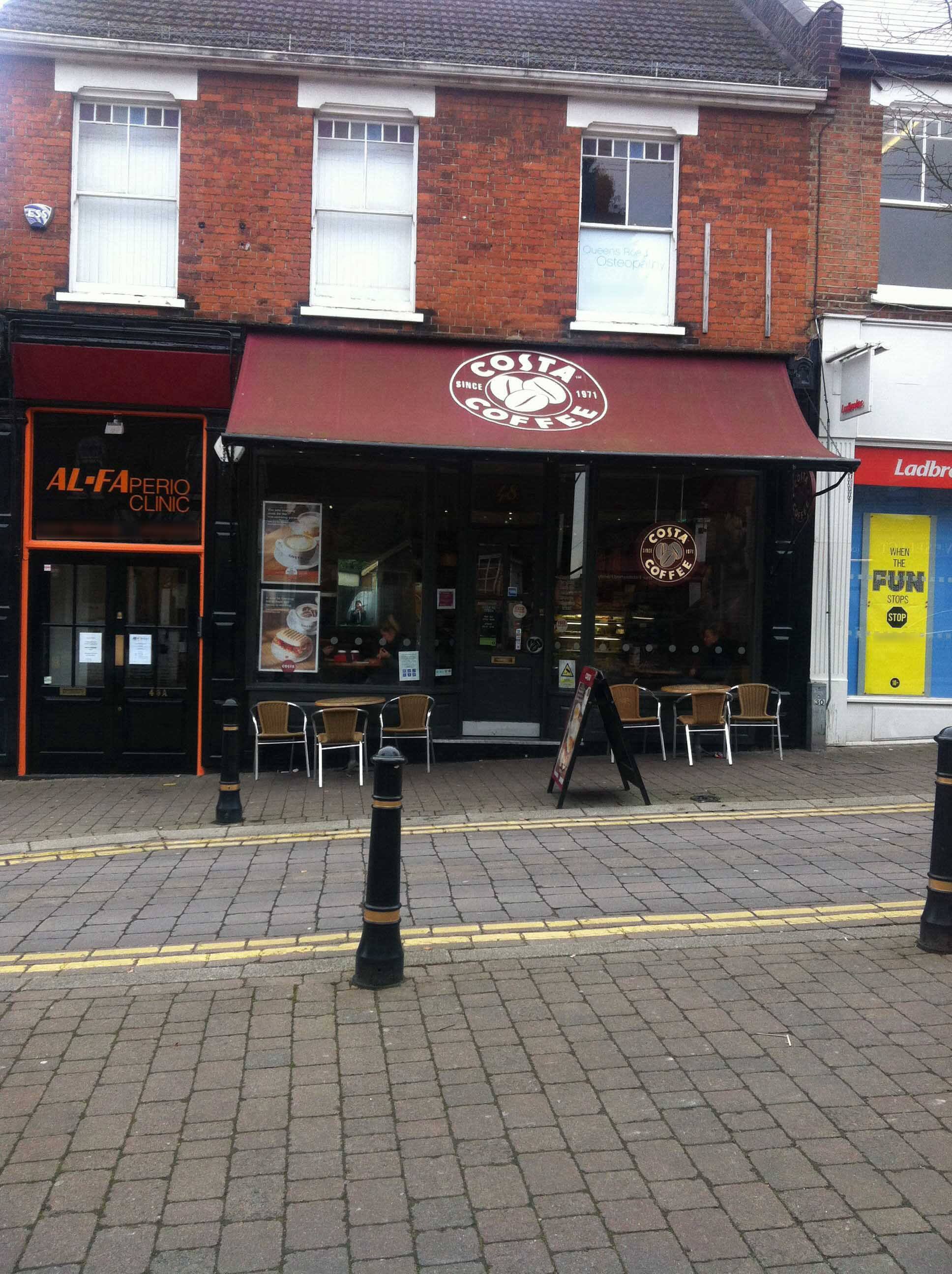 Costa Coffee, Buckhurst Hill, London