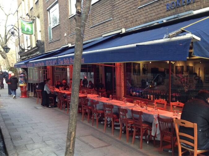 Ciao Bella Restaurant, Lamb's Conduit Street, Bloomsbury, London