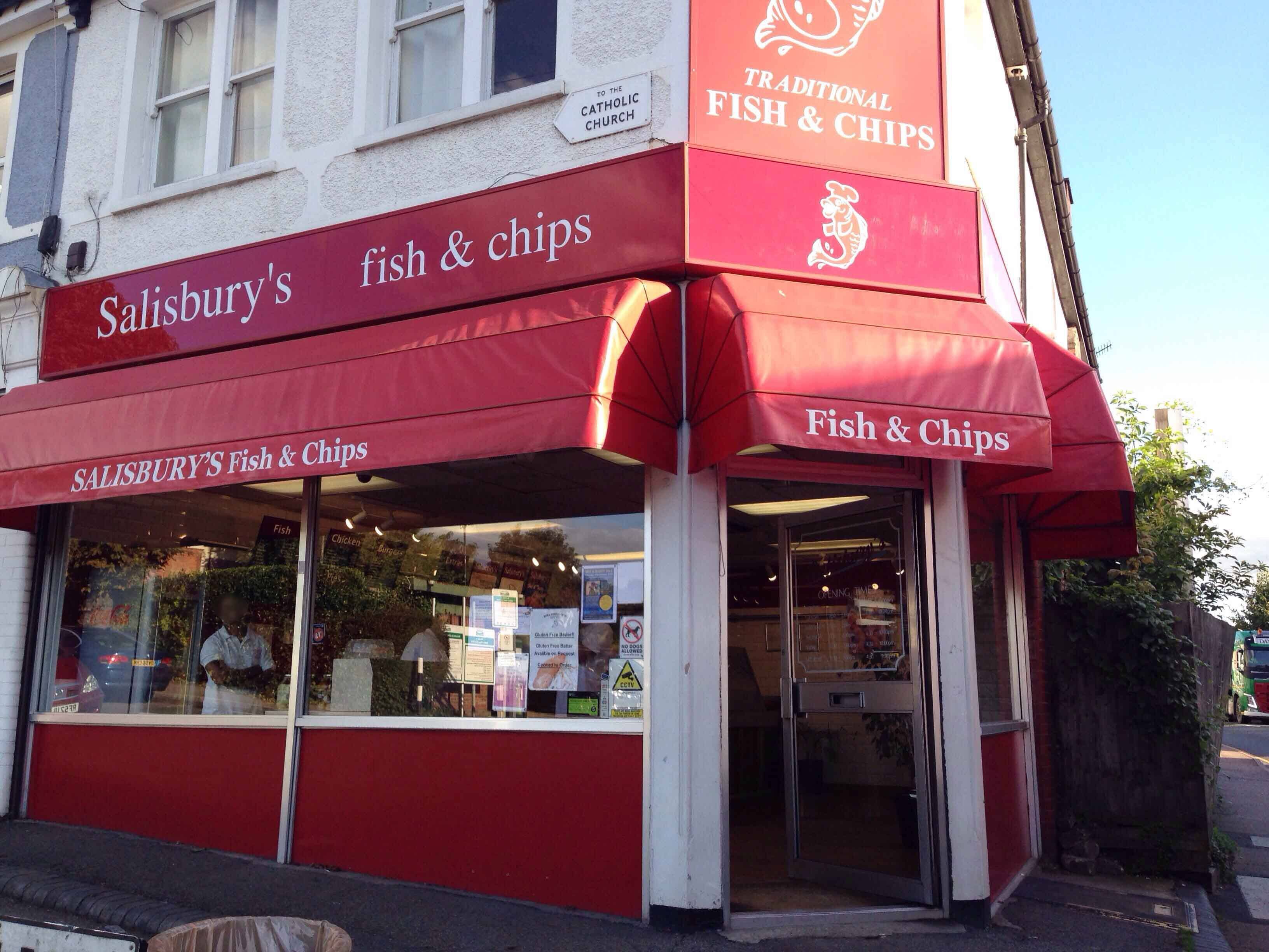 Salisbury's Traditional Fish & Chips Menu