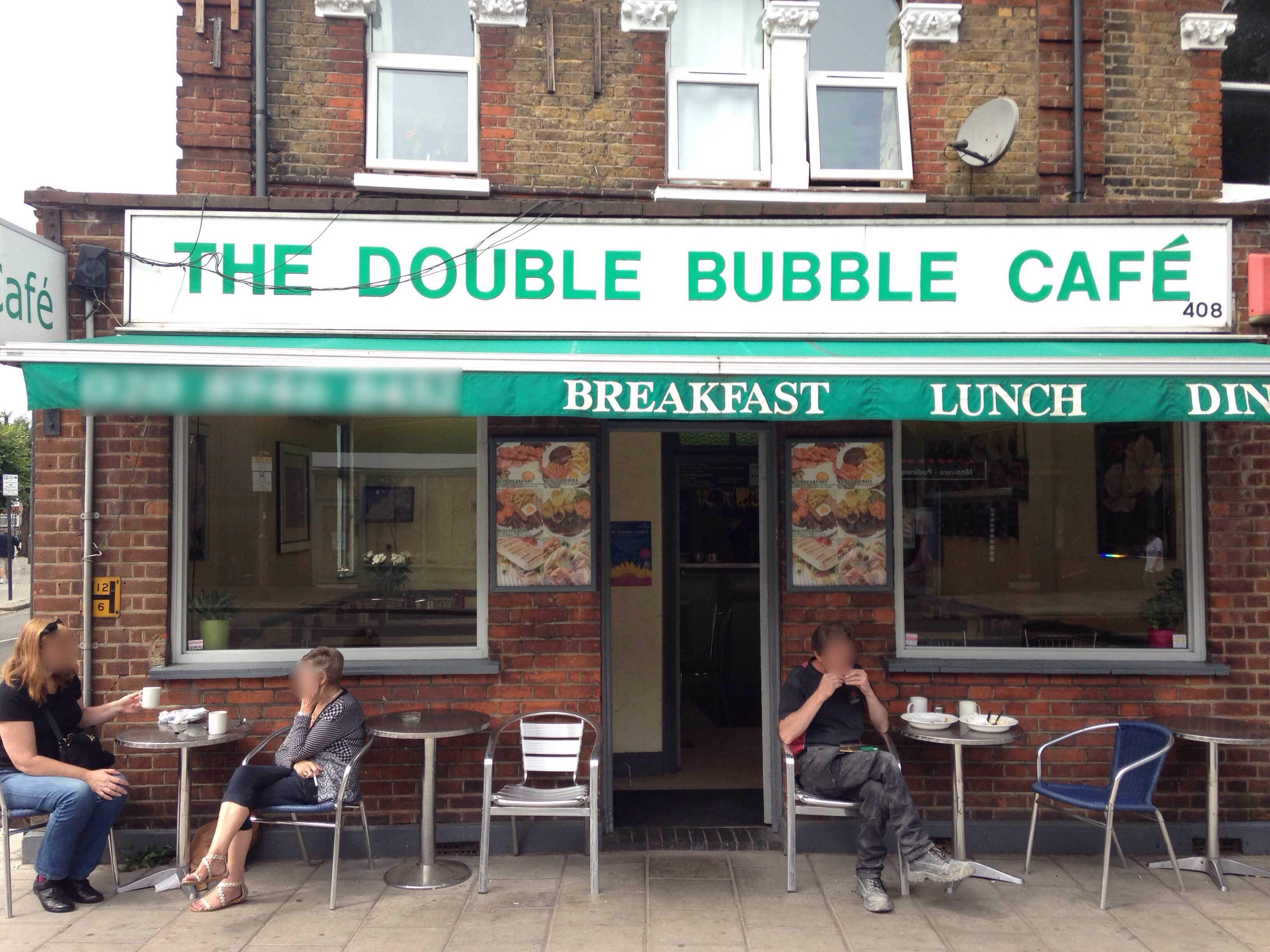 Menu of The Double Bubble Cafe, Earlsfield, London