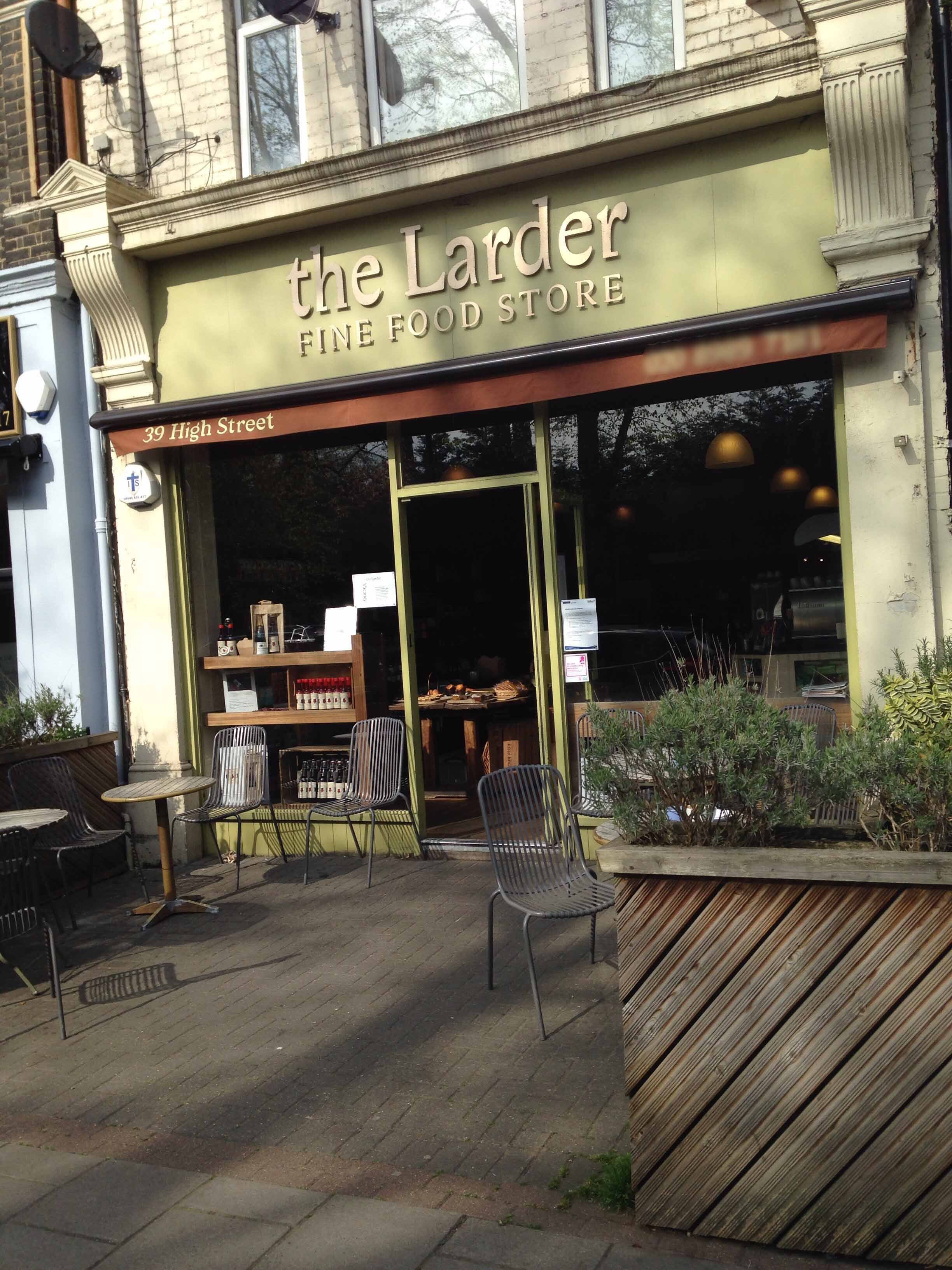 Menu of The Larder, High Street, Wanstead, London