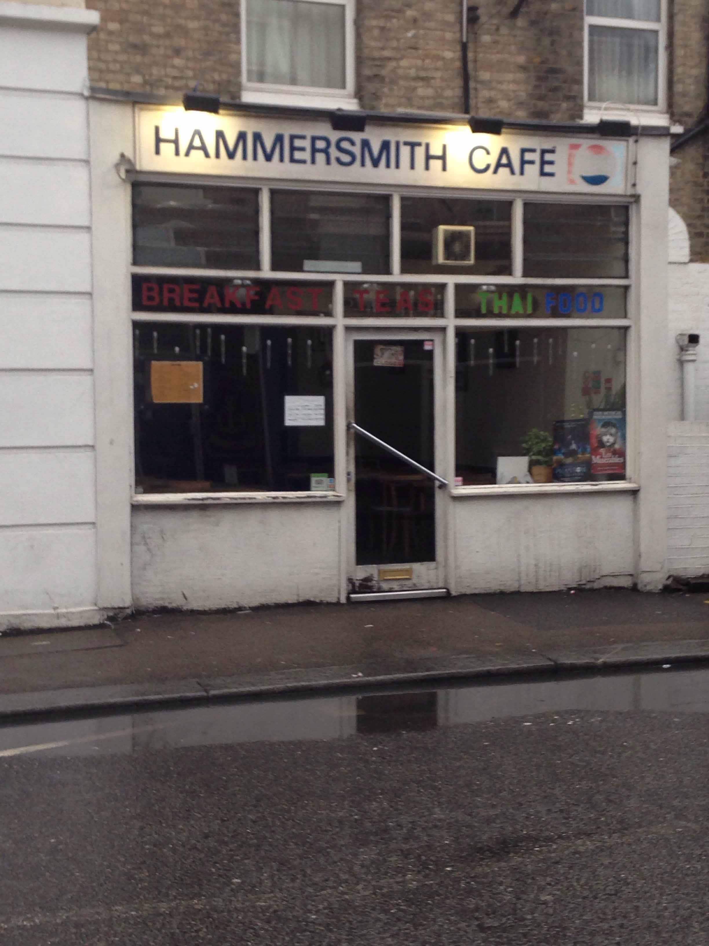 Menu of Hammersmith Cafe, Studland Street, Hammersmith, London