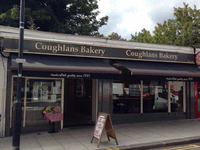 Coughlans Bakery Menu, Menu for Coughlans Bakery, Sutton, London