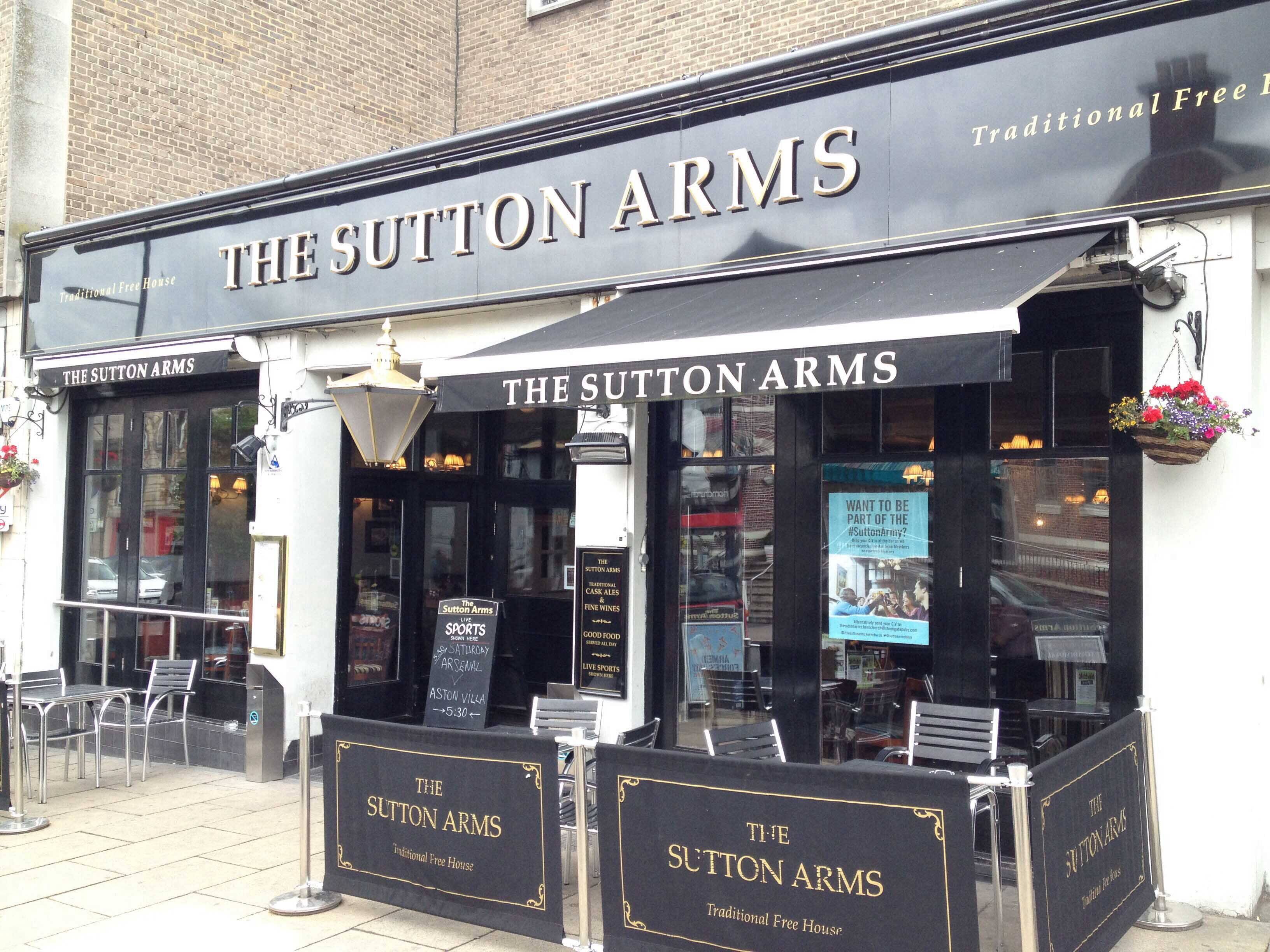 Menu of The Sutton Arms, Hornchurch, London