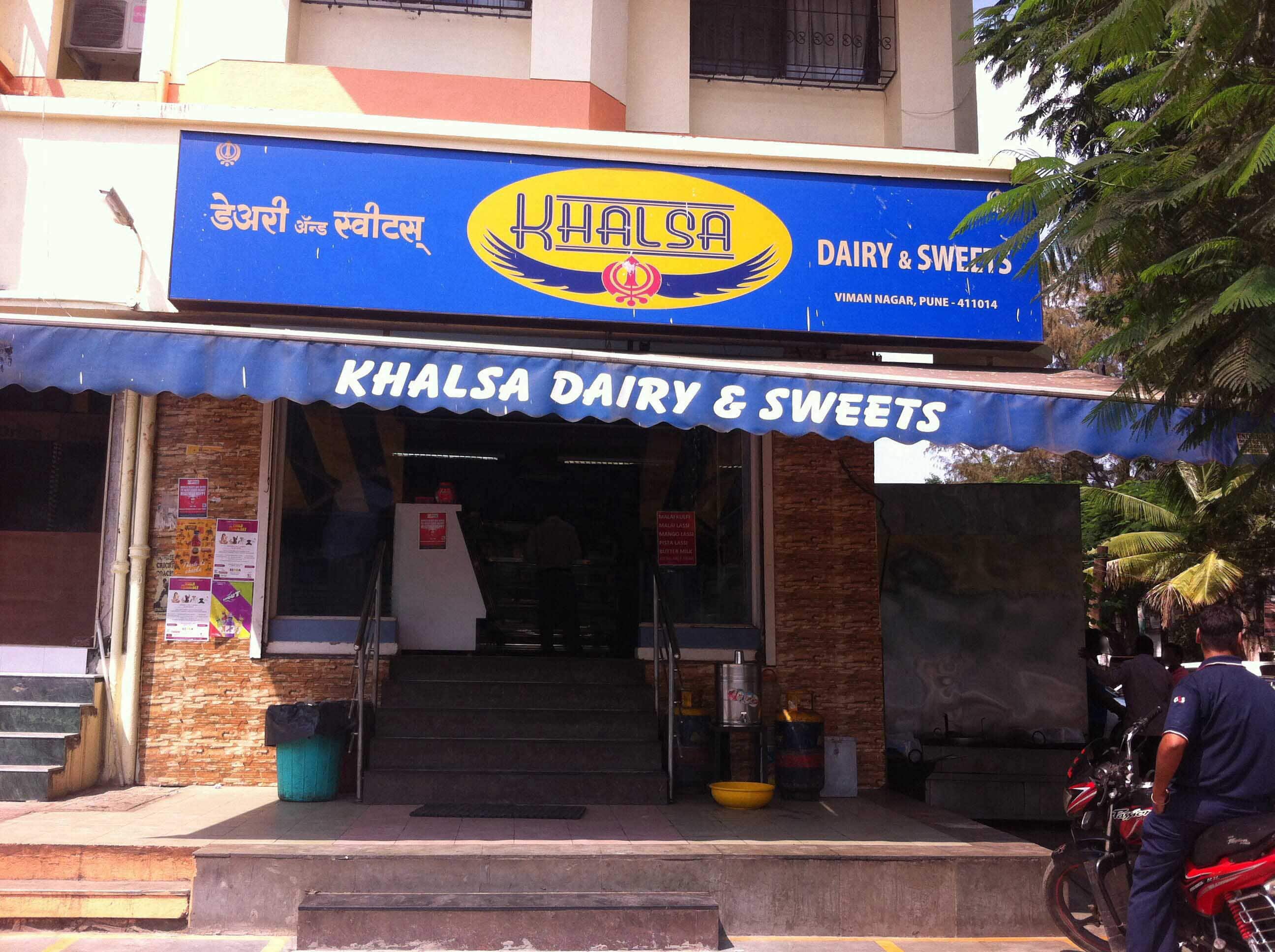 Menu of Khalsa Dairy, Viman Nagar, Pune
