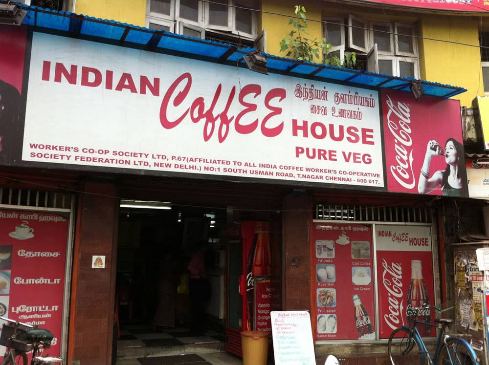 Menu of Indian Coffee House, T. Nagar, Chennai
