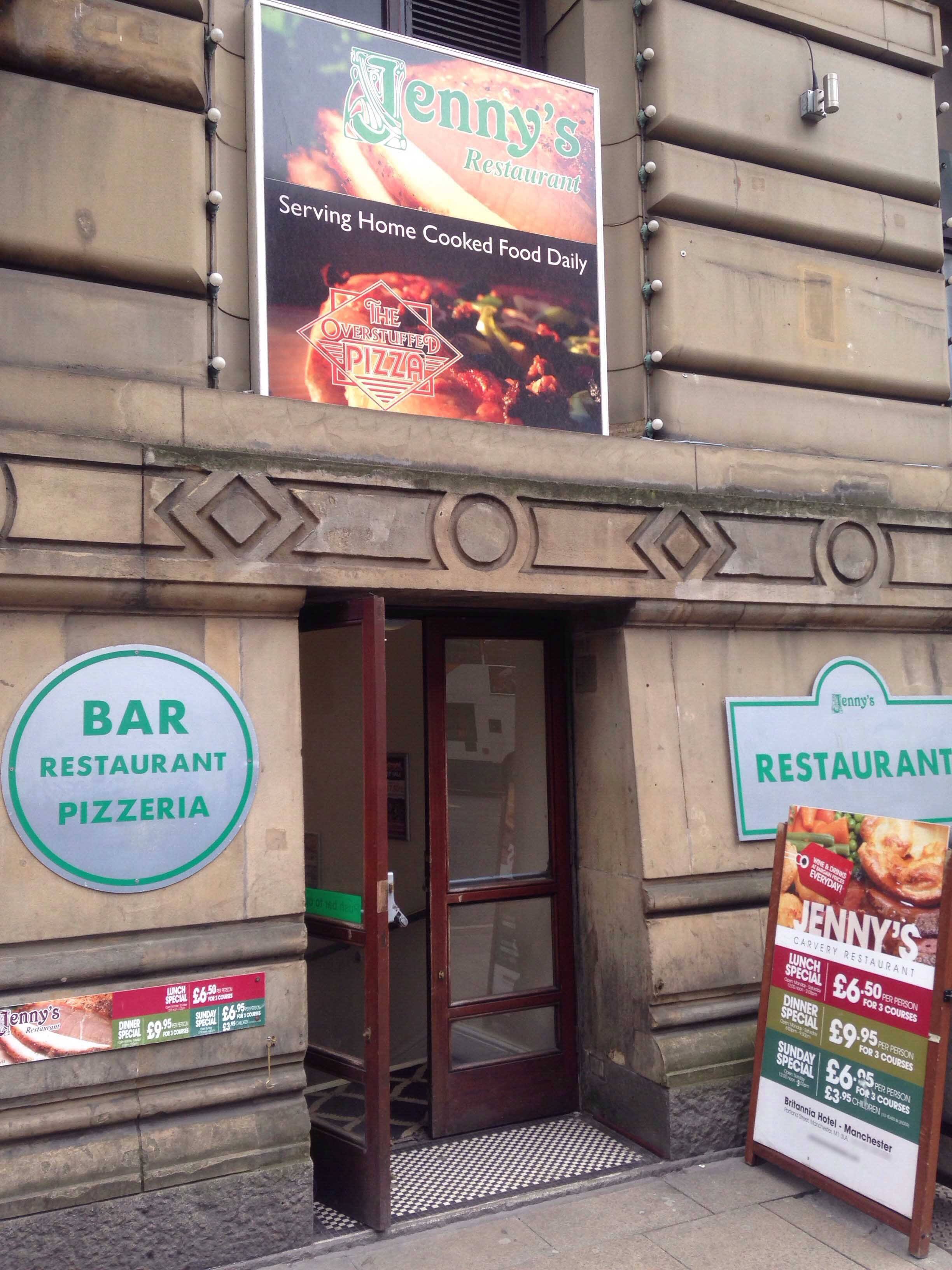 Jenny's Restaurant and Bar, Portland Street, Piccadilly, Manchester