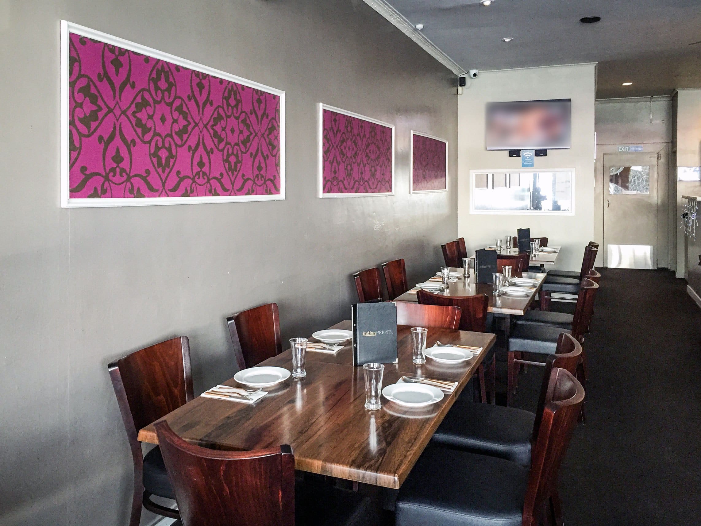 Menu of Indian Pepper, Panmure, Auckland