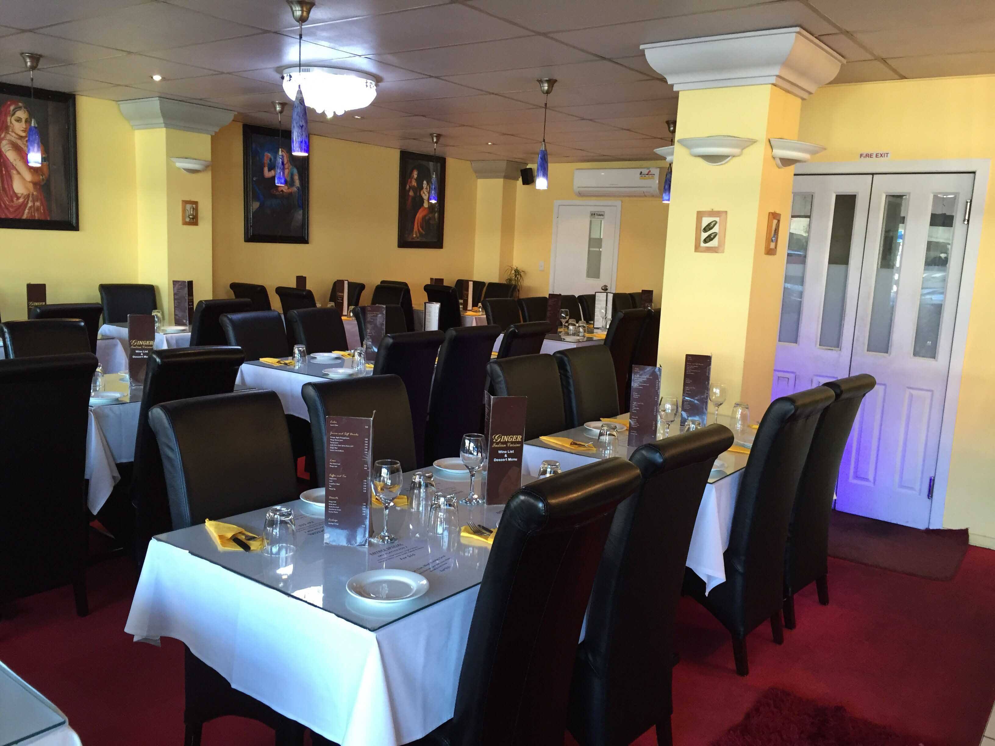 Ginger Indian Restaurant Menu, Menu for Ginger Indian Restaurant