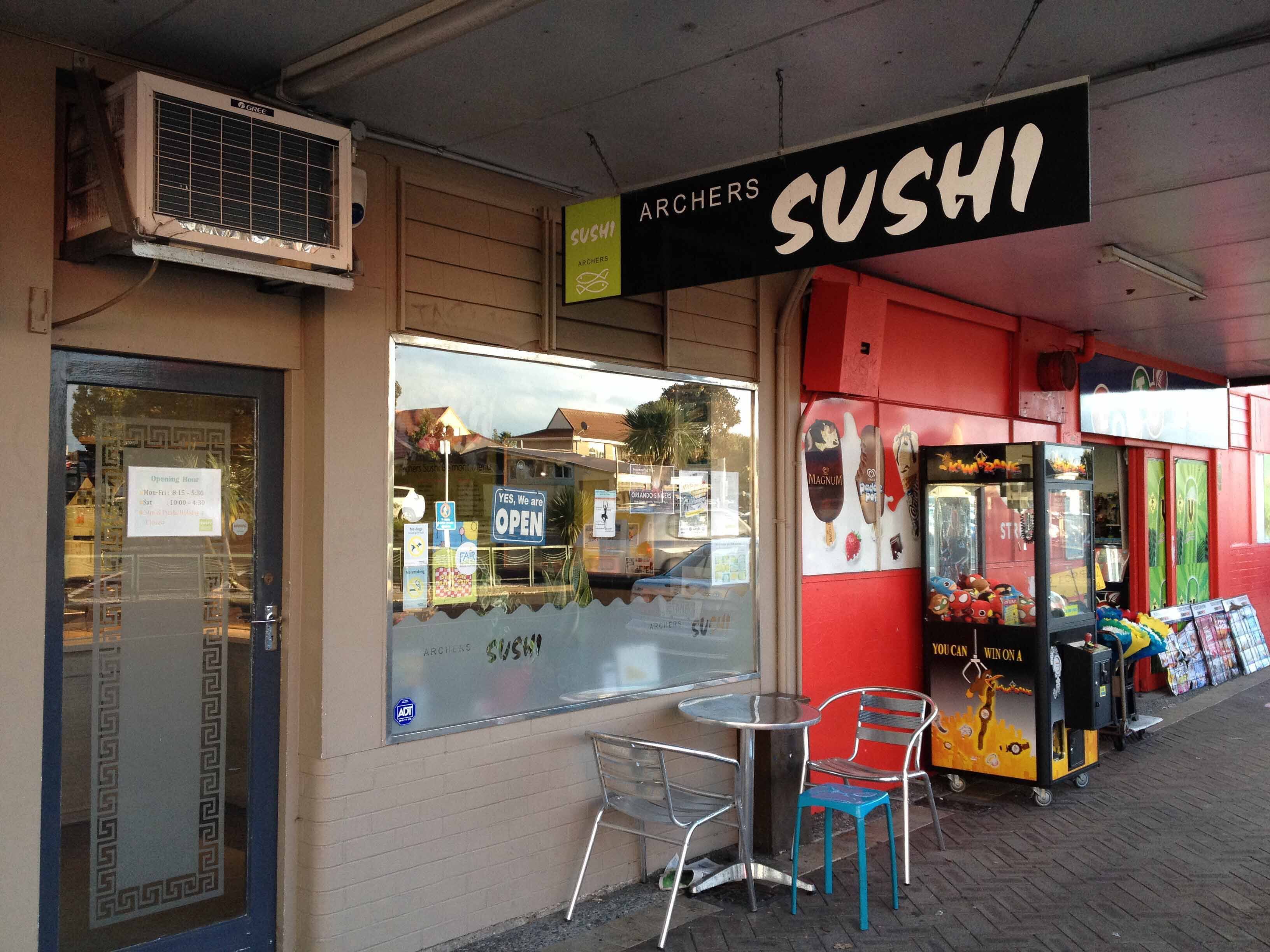 Archers Sushi, Belmont, Auckland