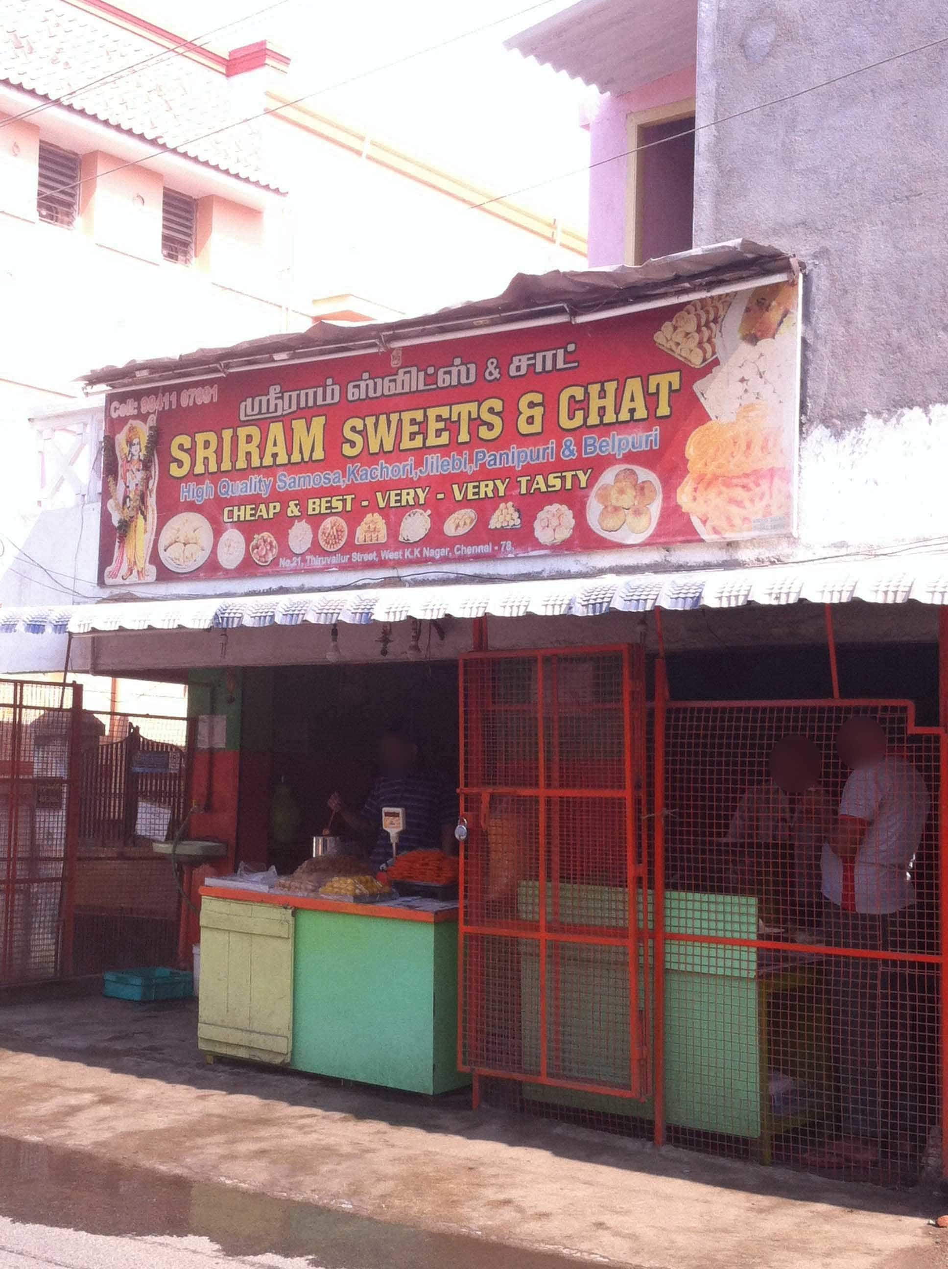 Sri Ram Sweets & Chat, K.K. Nagar, Chennai | Zomato