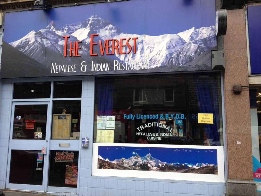 The Everest Restaurant, Home Street, Tollcross, Edinburgh