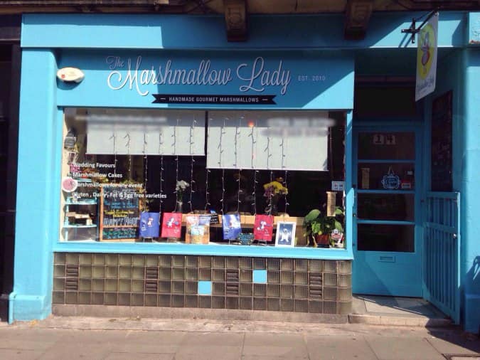 The Marshmallow Lady Menu, Menu for The Marshmallow Lady, Canonmills