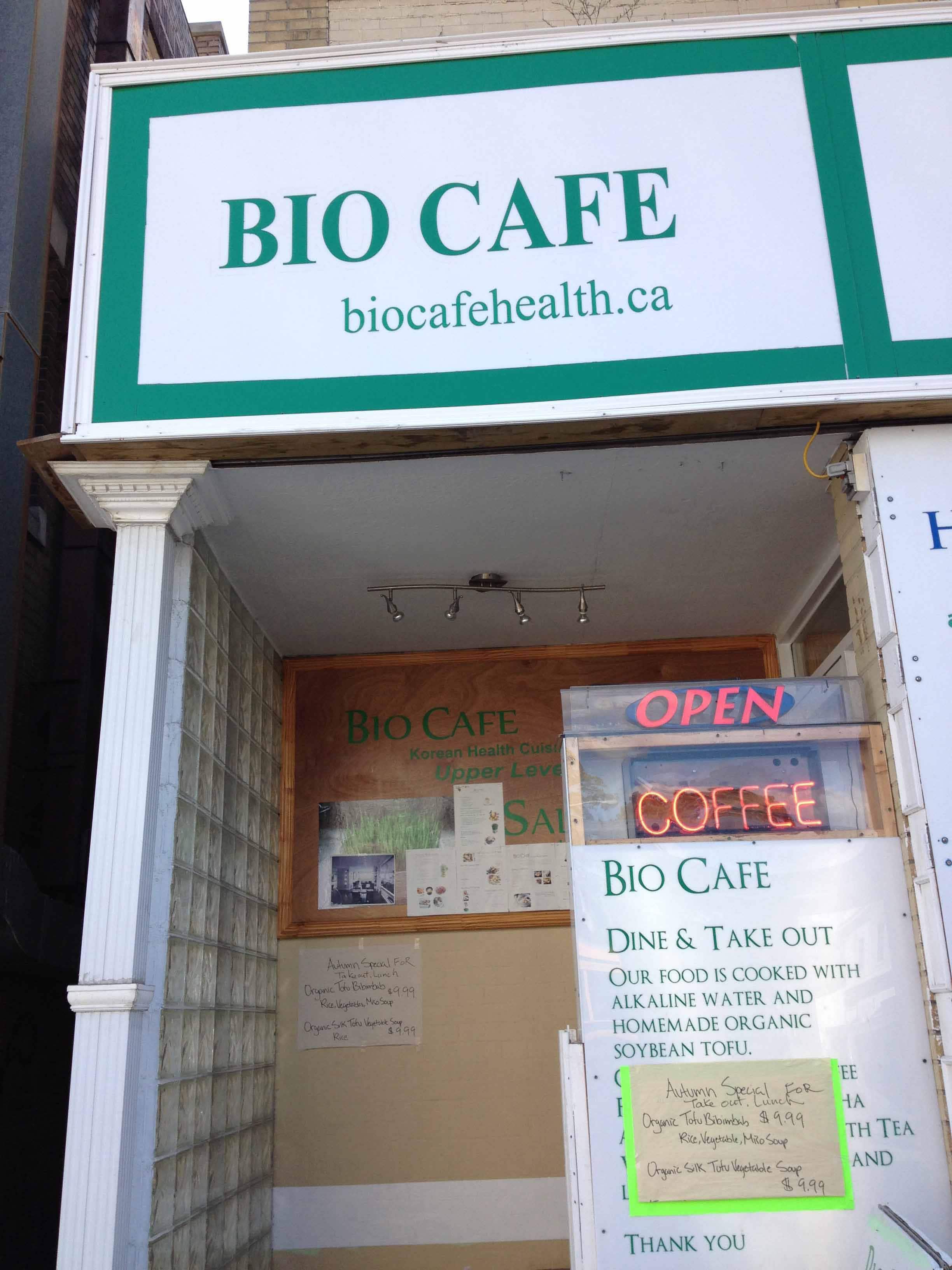 Menu of Bio Cafe, North York, Toronto