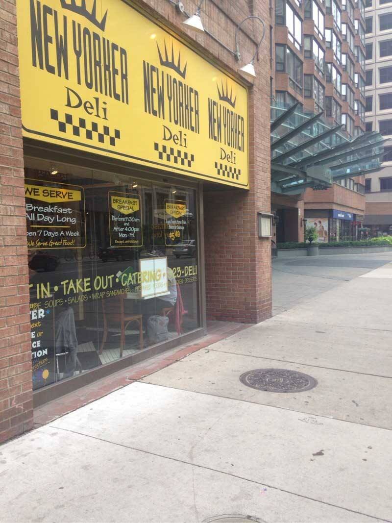Menu of New Yorker Deli, Downtown Yonge, Toronto