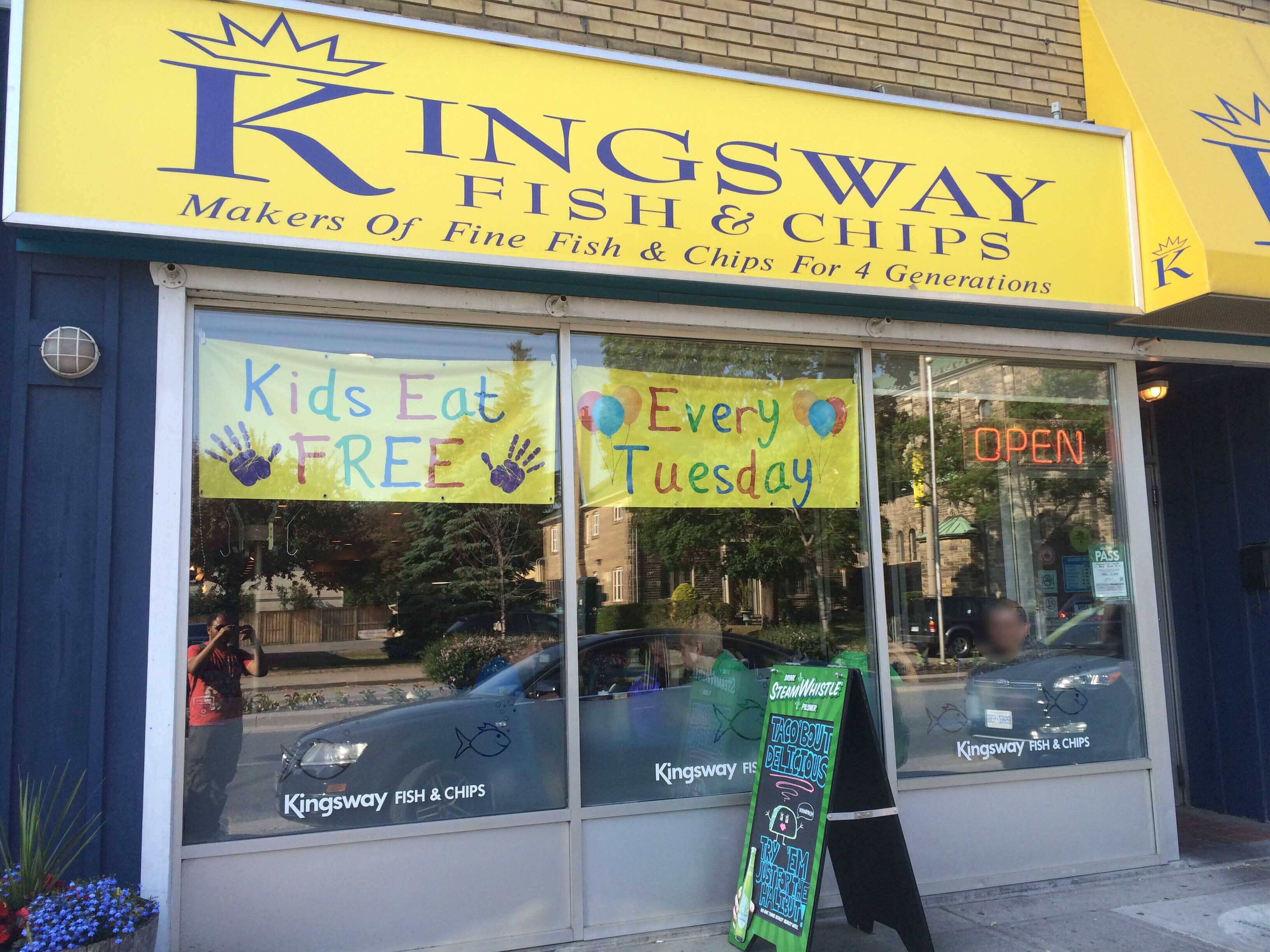 Kingsway Fish Chips Menu Menu For Kingsway Fish Chips Etobicoke Toronto