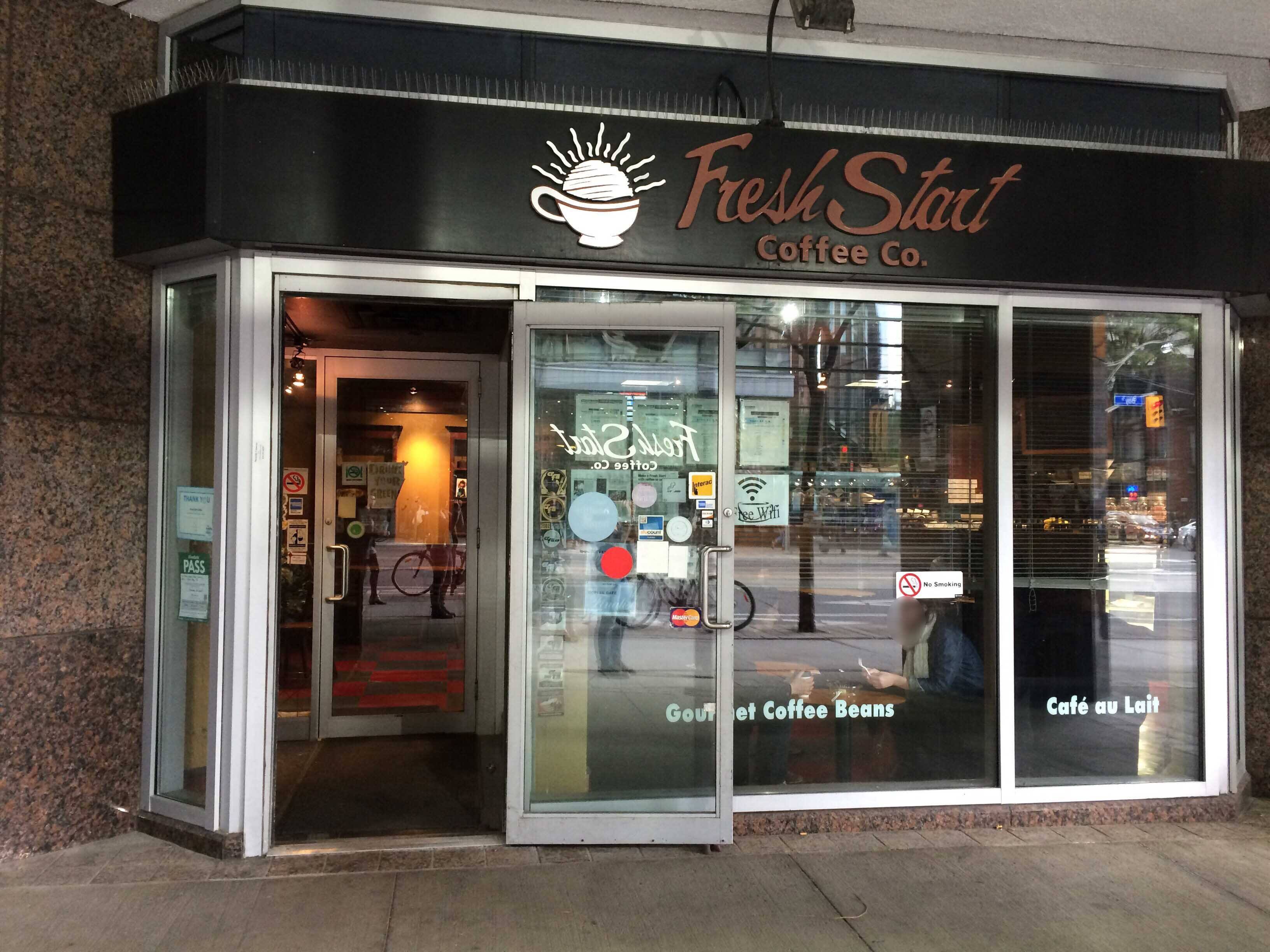 Menu of Fresh Start, Downtown Yonge, Toronto