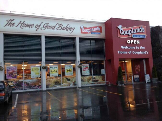 Coupland's Bakeries Menu, Menu for Coupland's Bakeries, Hornby