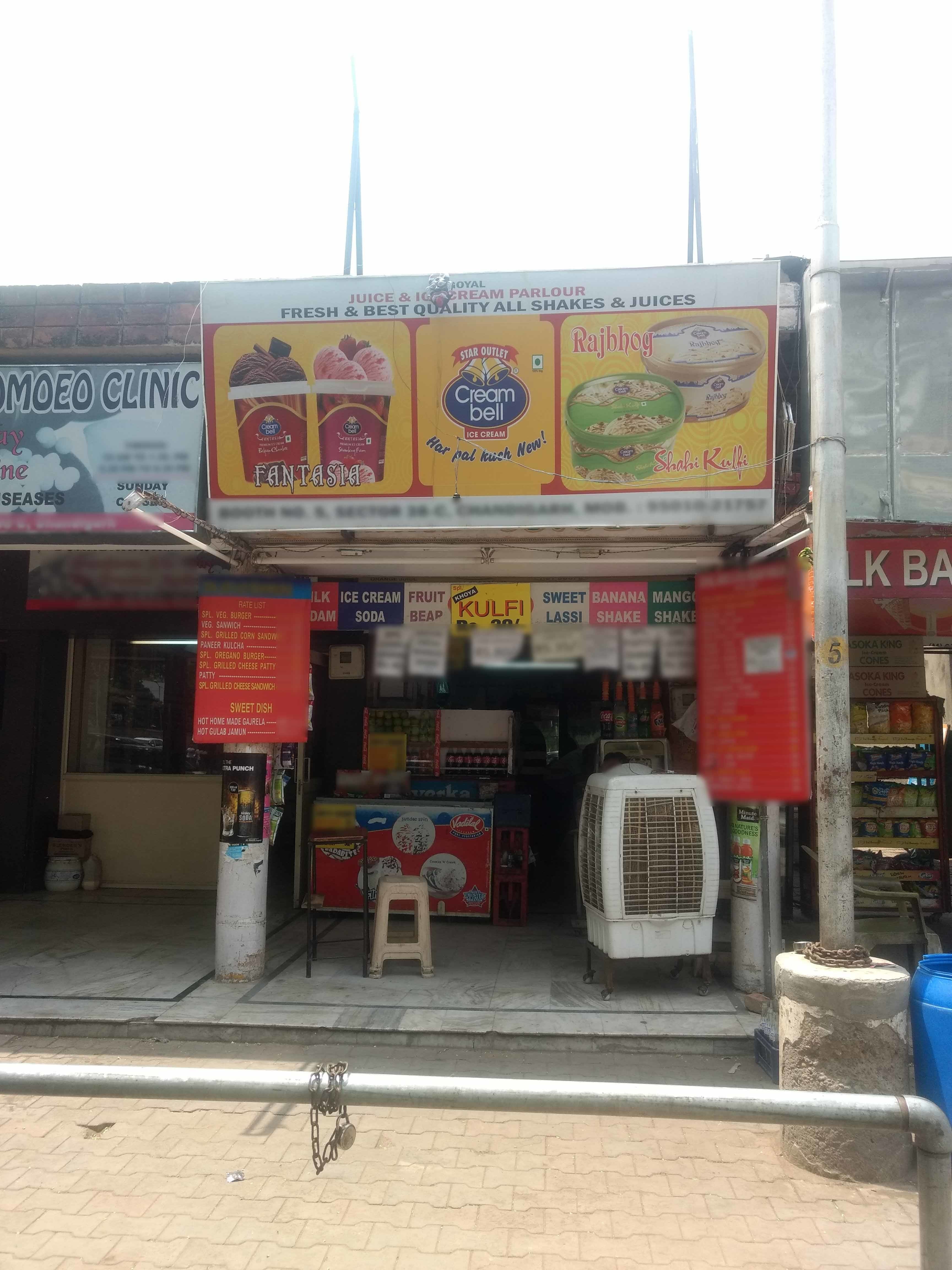 Menu of Goyal Juice & Ice Cream Parlor, Sector 38, Chandigarh