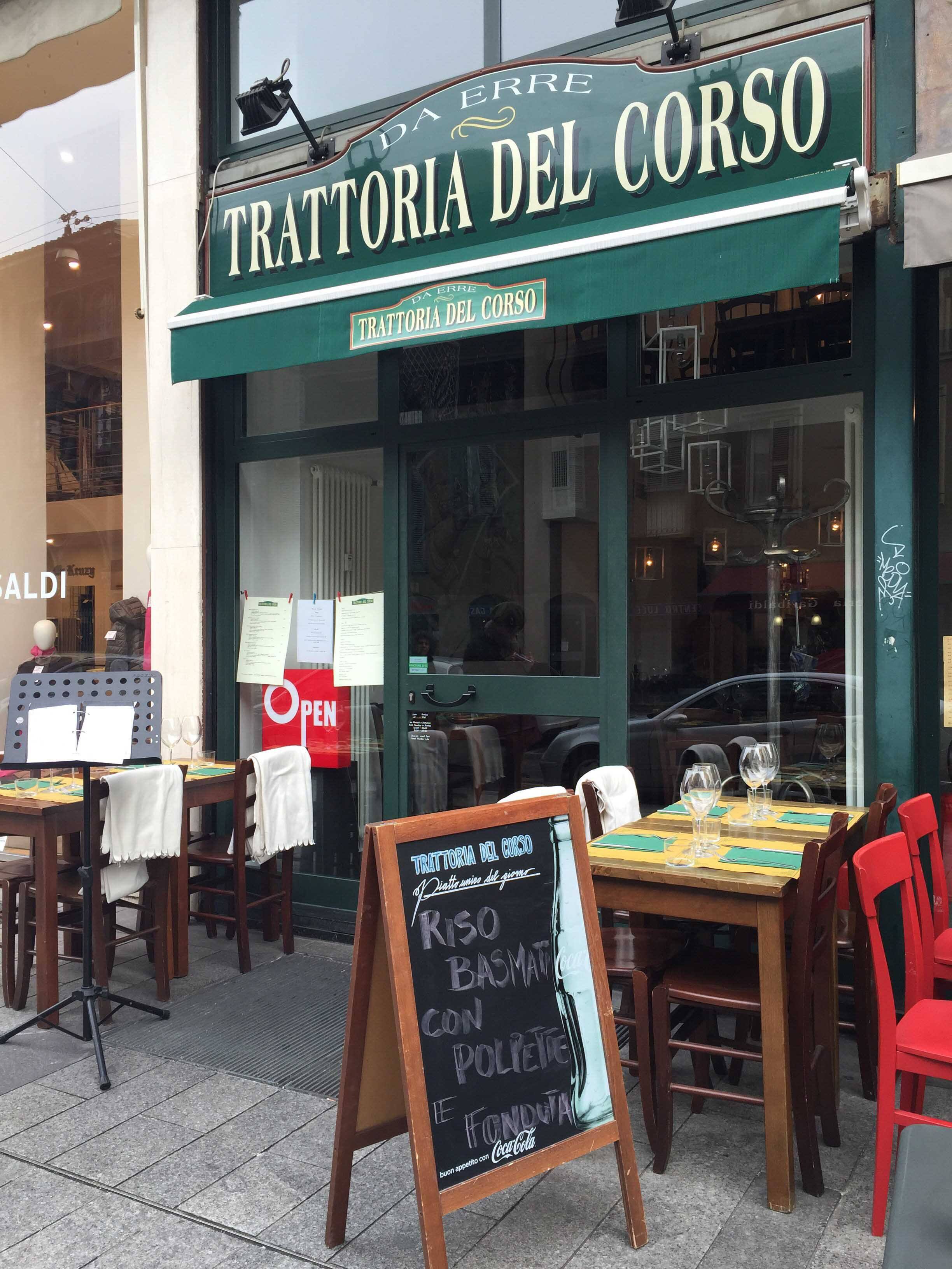 Recensioni Trattoria  del Corso in zona Brera  a Milano 