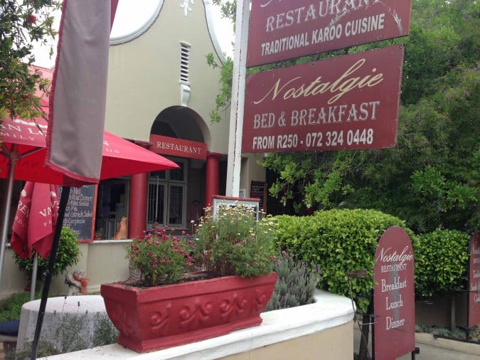 Nostalgie Menu, Menu for Nostalgie, Oudtshoorn, Western Cape Zomato SA