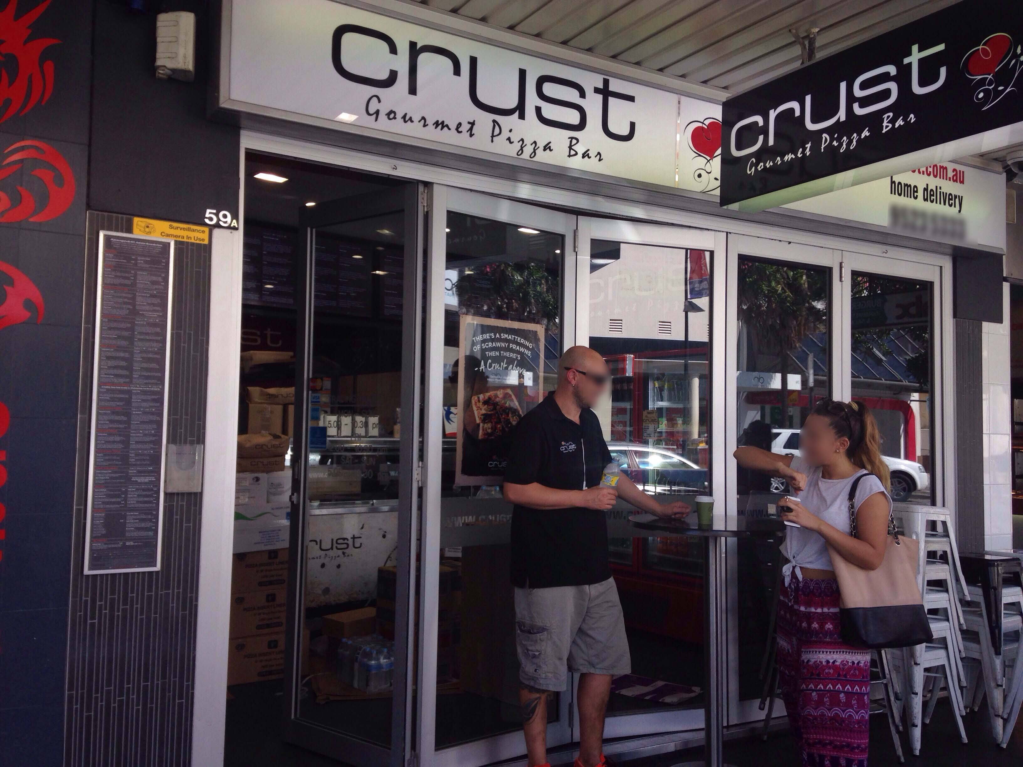 Crust Menu, Menu for Crust, Cronulla, Sydney