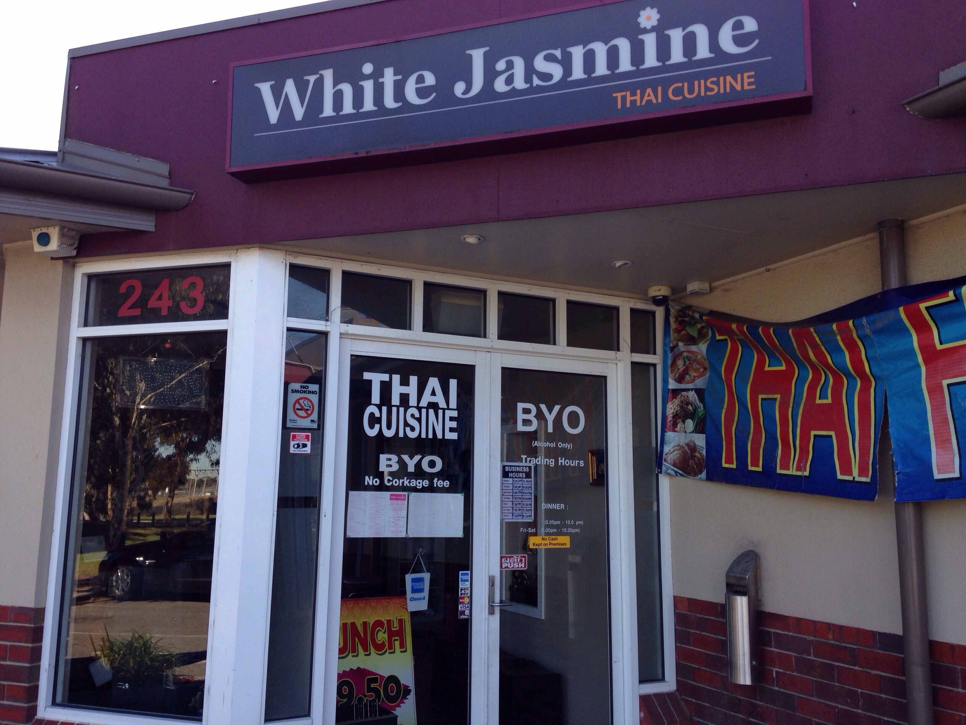 White Jasmine Thai Menu, Menu for White Jasmine Thai, Cranbourne, Melbourne