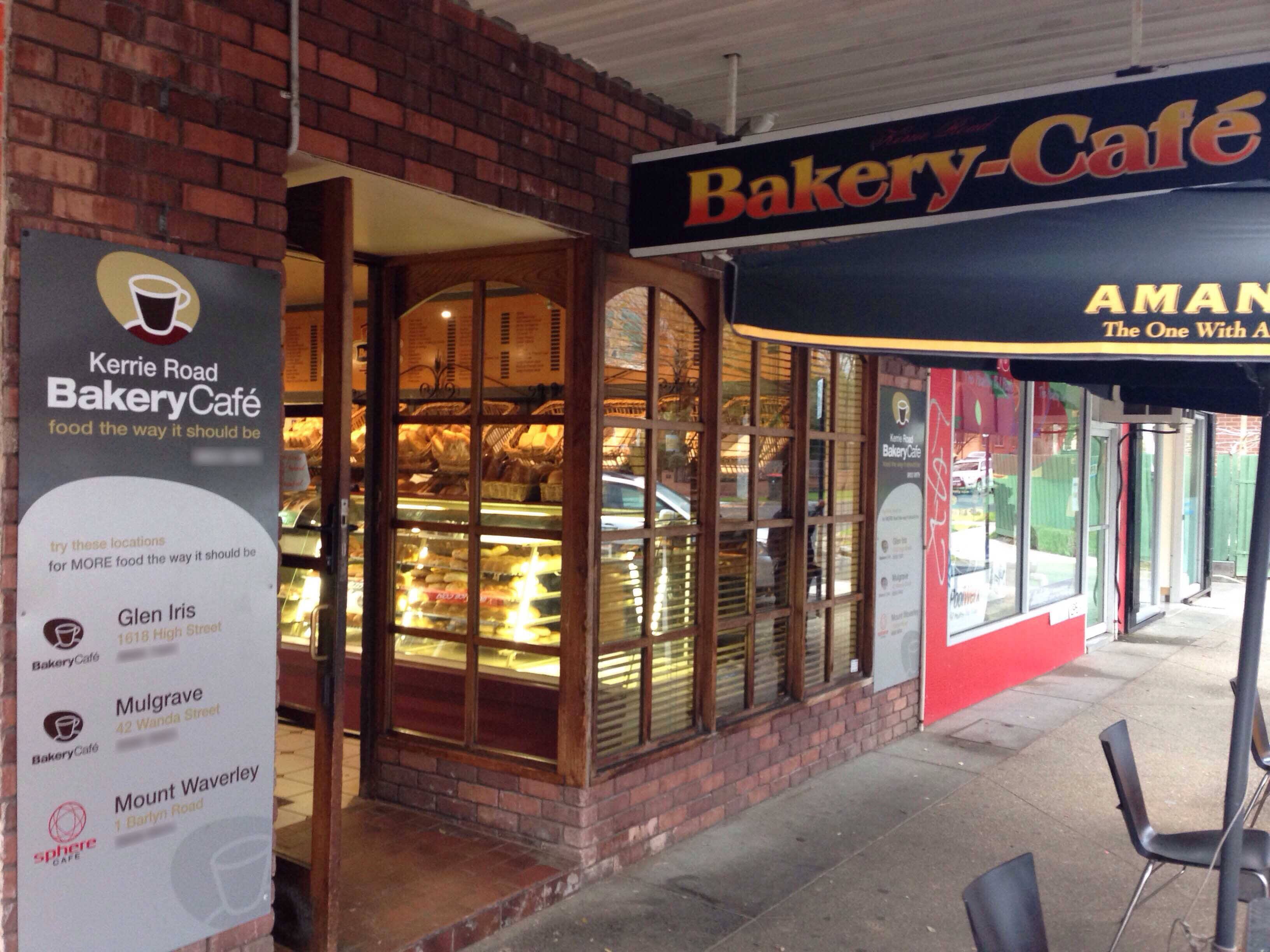 Kerrie Road Bakery Cafe Menu, Menu for Kerrie Road Bakery Cafe, Glen Waverley, Melbourne