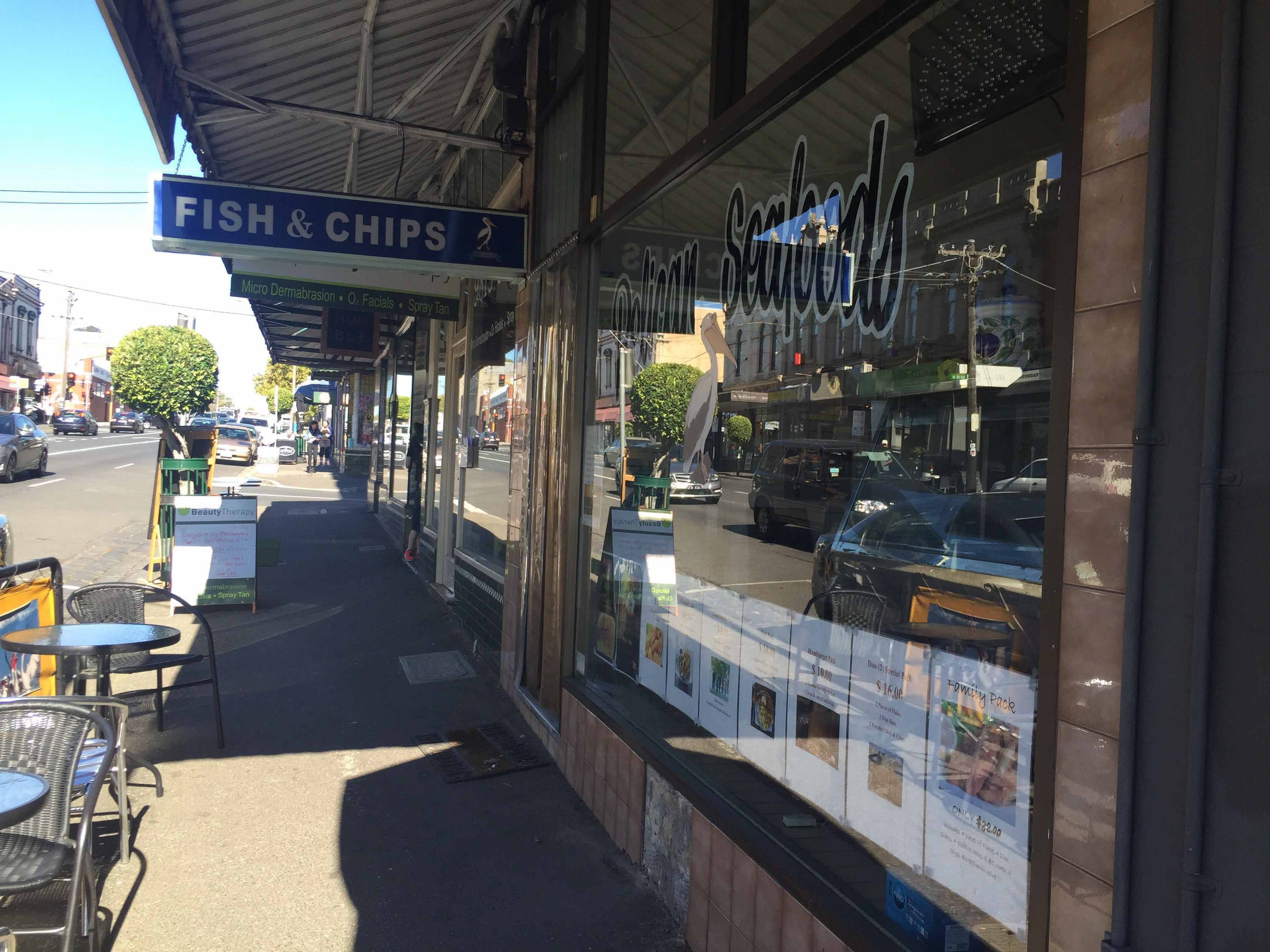 Menu of Pelican Seafood, Hawthorn, Melbourne