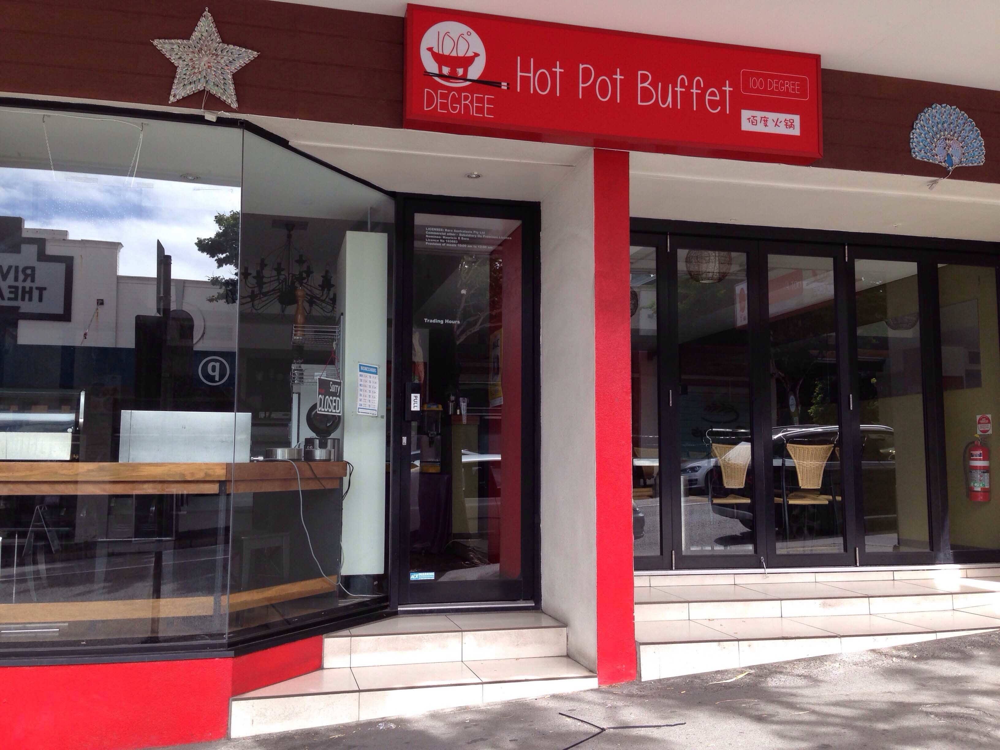 Menu of 100 Degree Hot Pot Buffet, New Farm, Brisbane