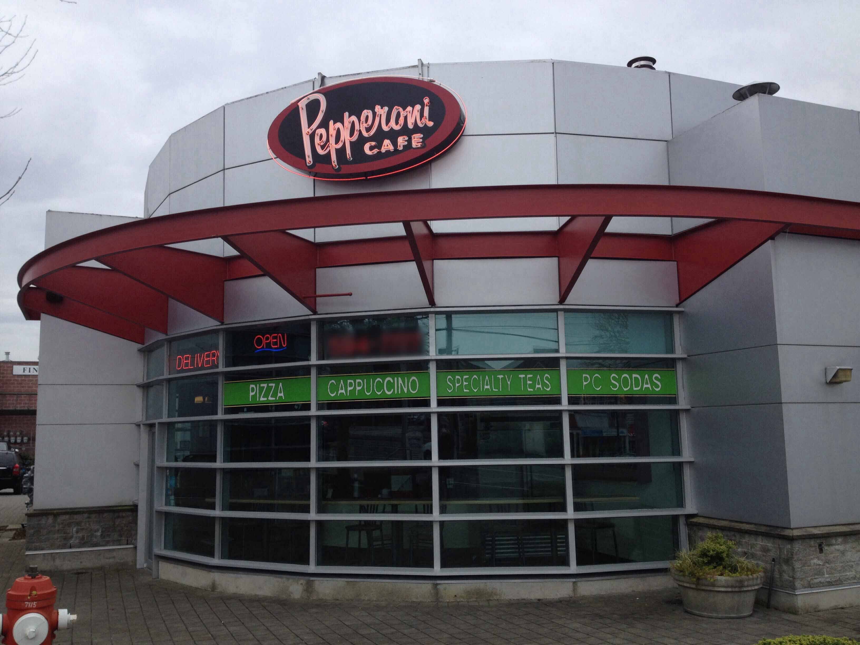 Menu of Pepperoni Cafe, Newton, Surrey