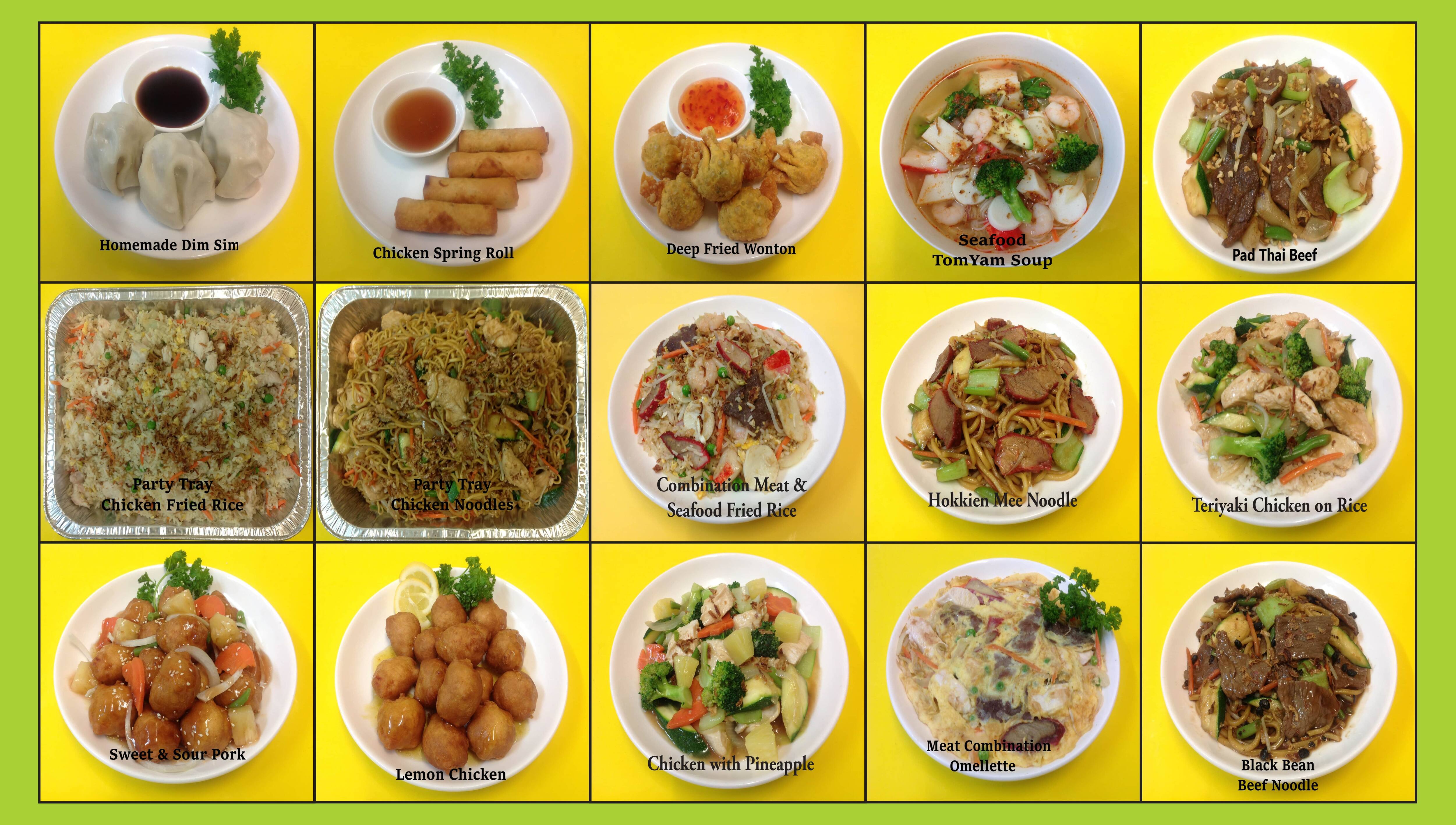 Menu of Red Ribbon Noodle & Rice, Epping, Melbourne