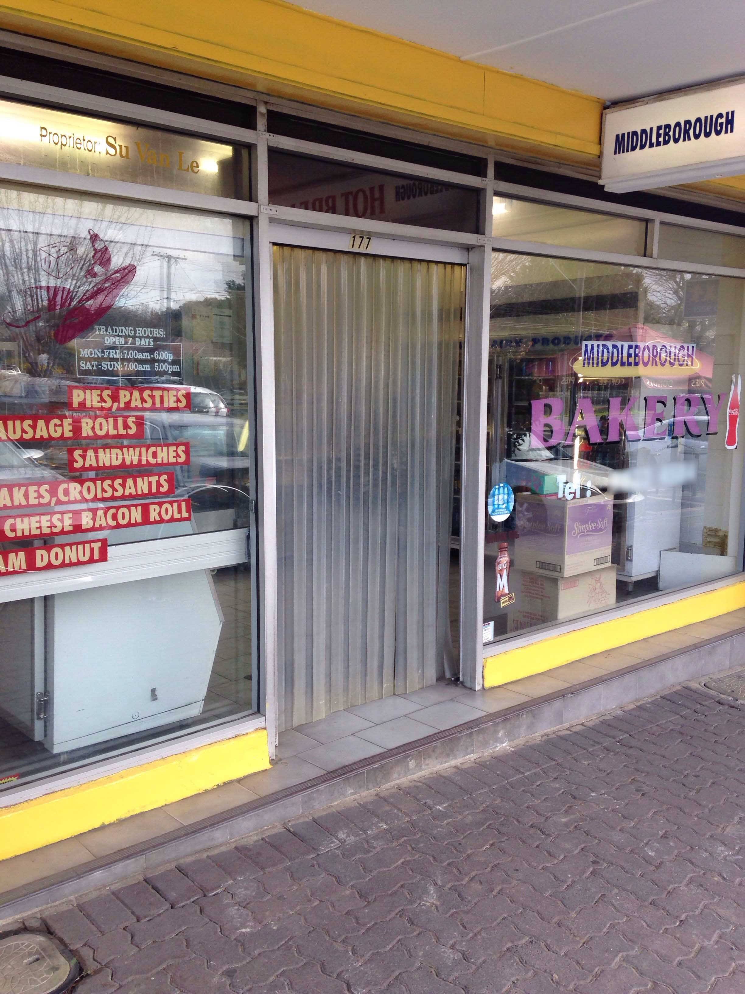 Middleborough Bakery Menu, Menu for Middleborough Bakery, Box Hill