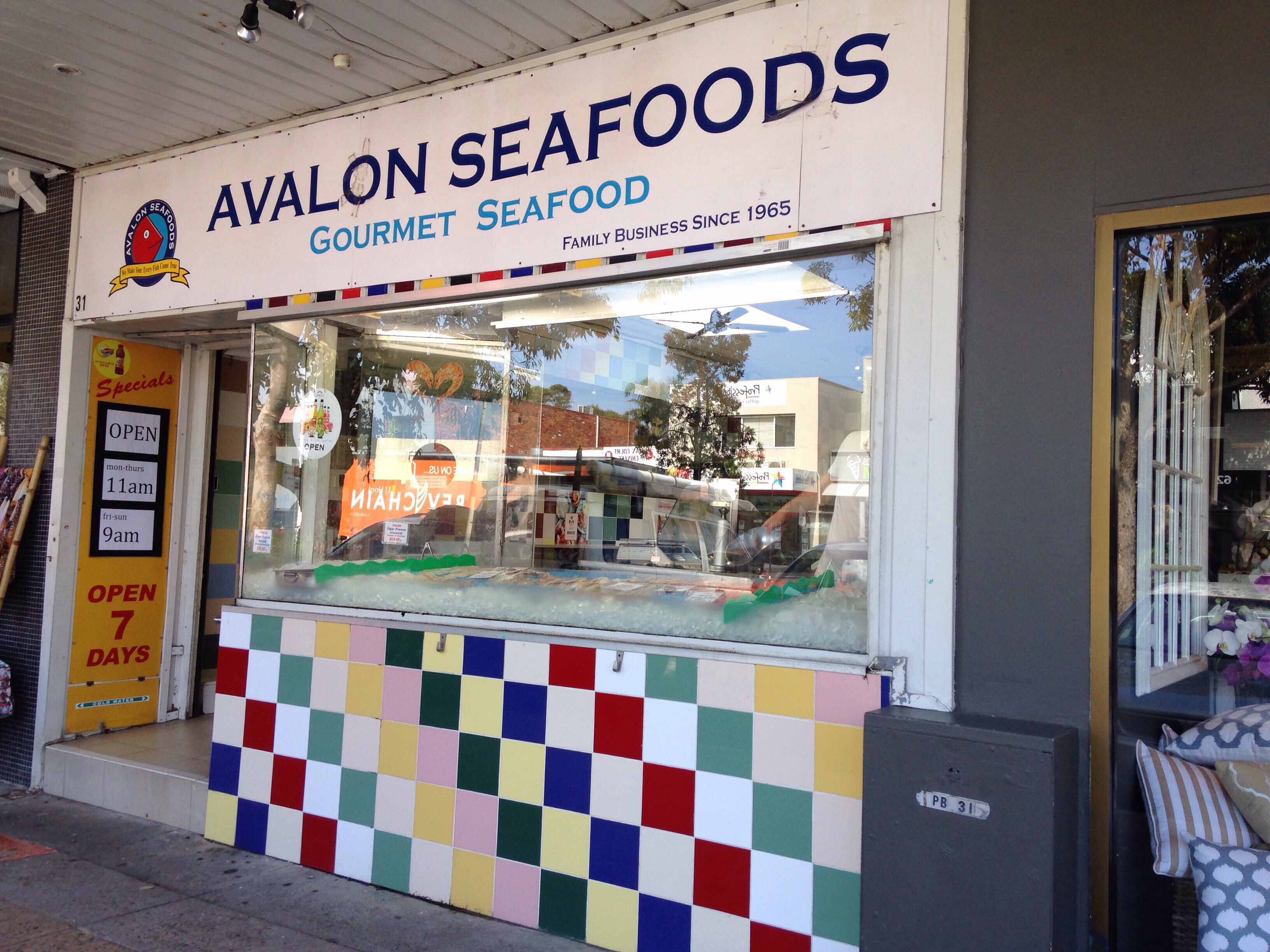Menu of Avalon Seafoods, Avalon, Sydney