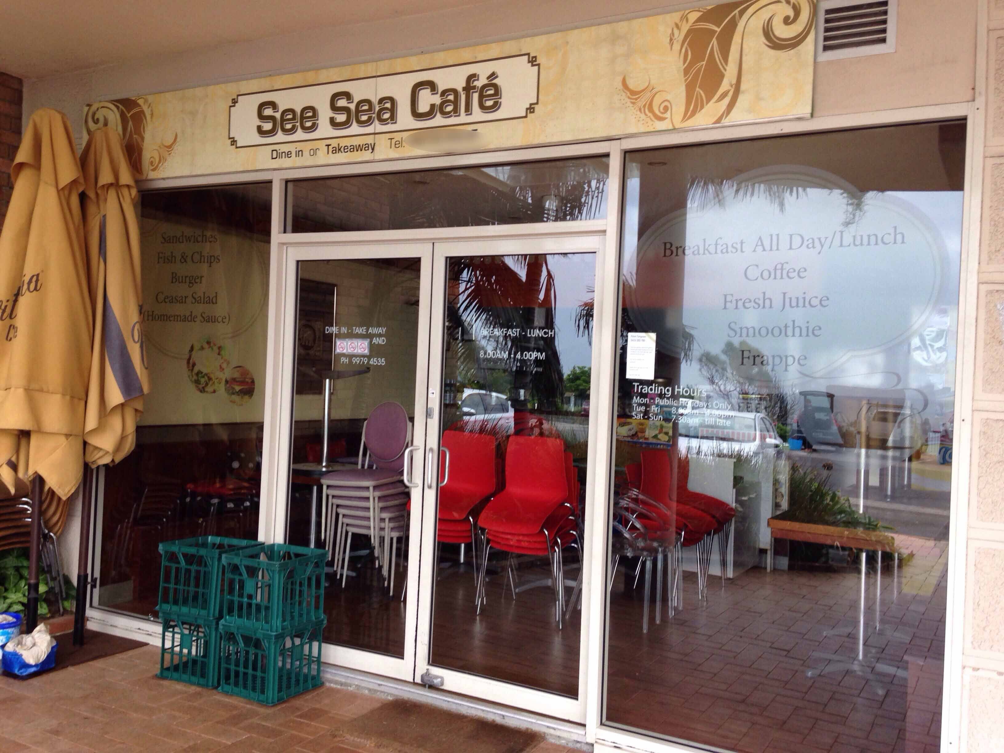See Sea Cafe Menu, Menu for See Sea Cafe, Warriewood, Sydney