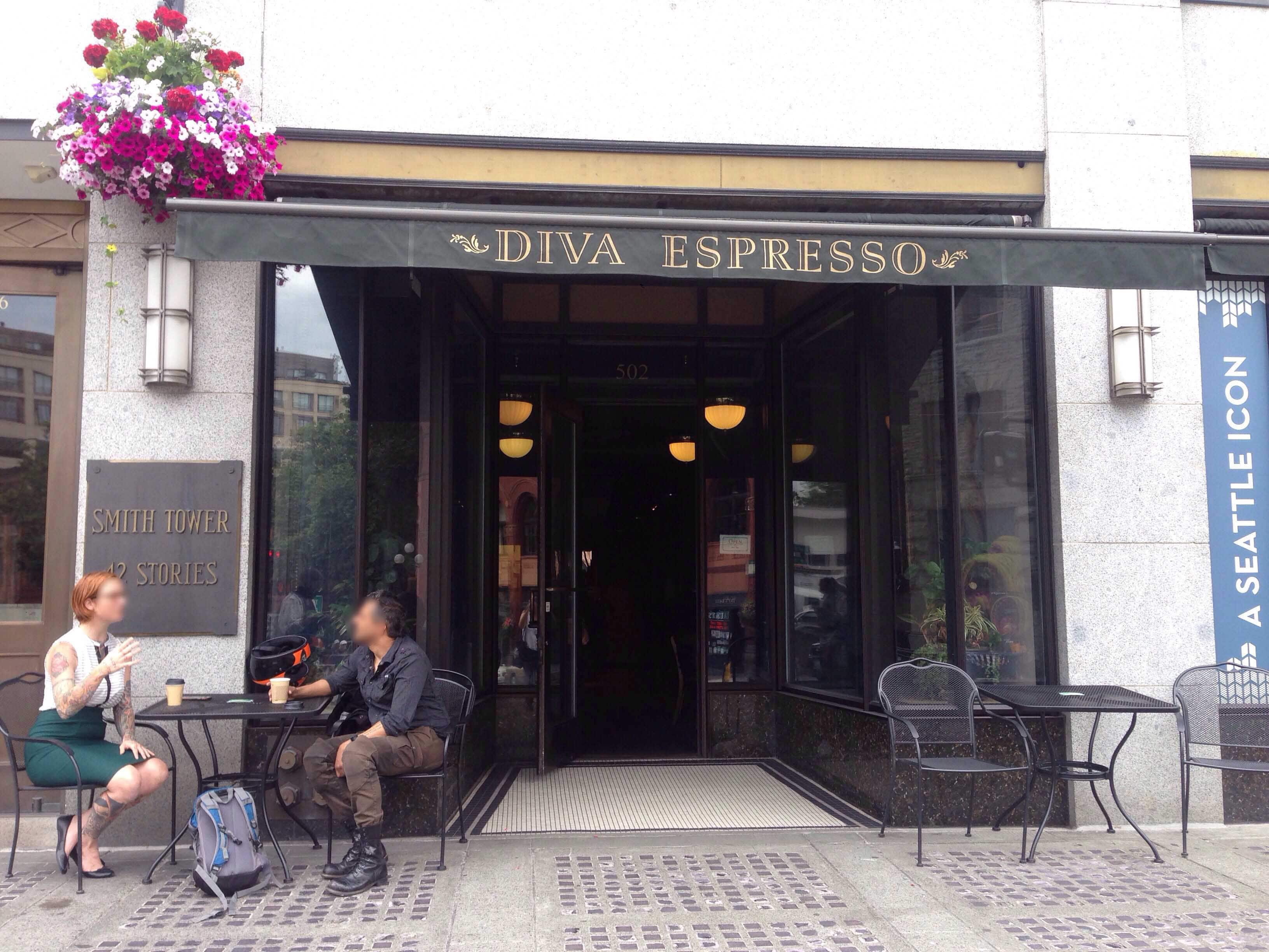 Menu of Diva Espresso, Downtown, Seattle