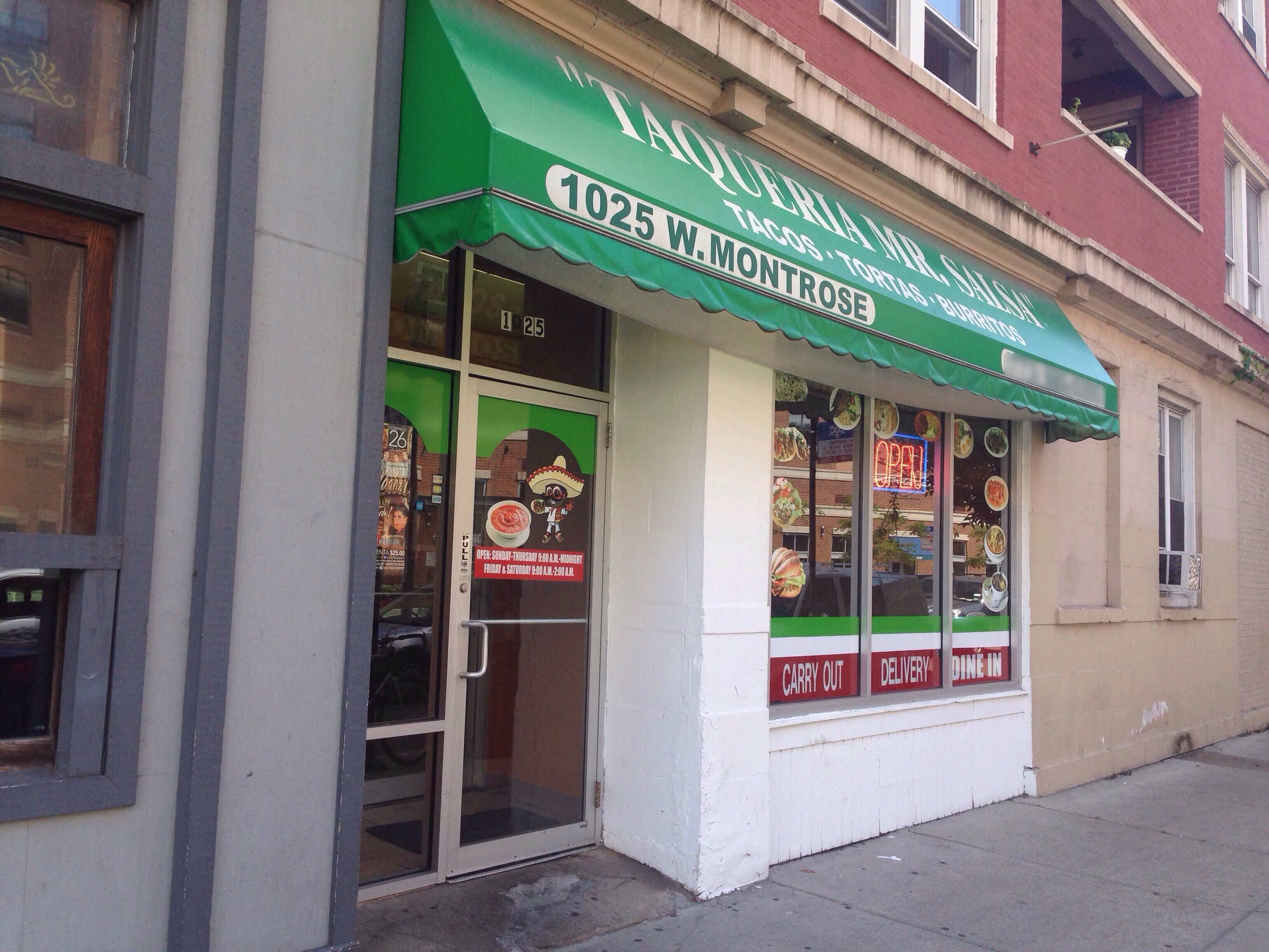 Taqueria Mr. Salsa Menu, Menu for Taqueria Mr. Salsa, Uptown, Chicago