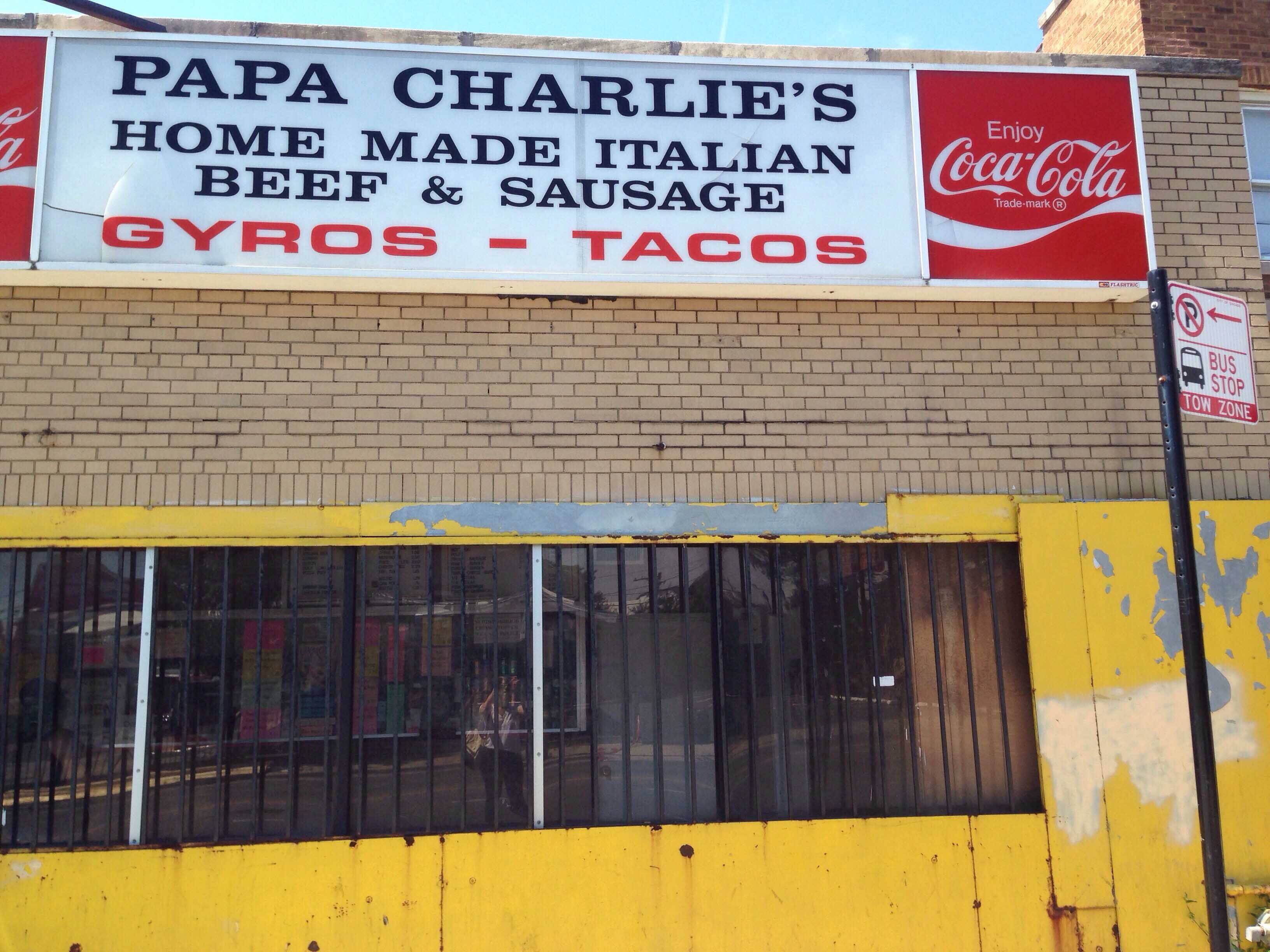 Menu of Papa Charlie's, Austin, Chicago