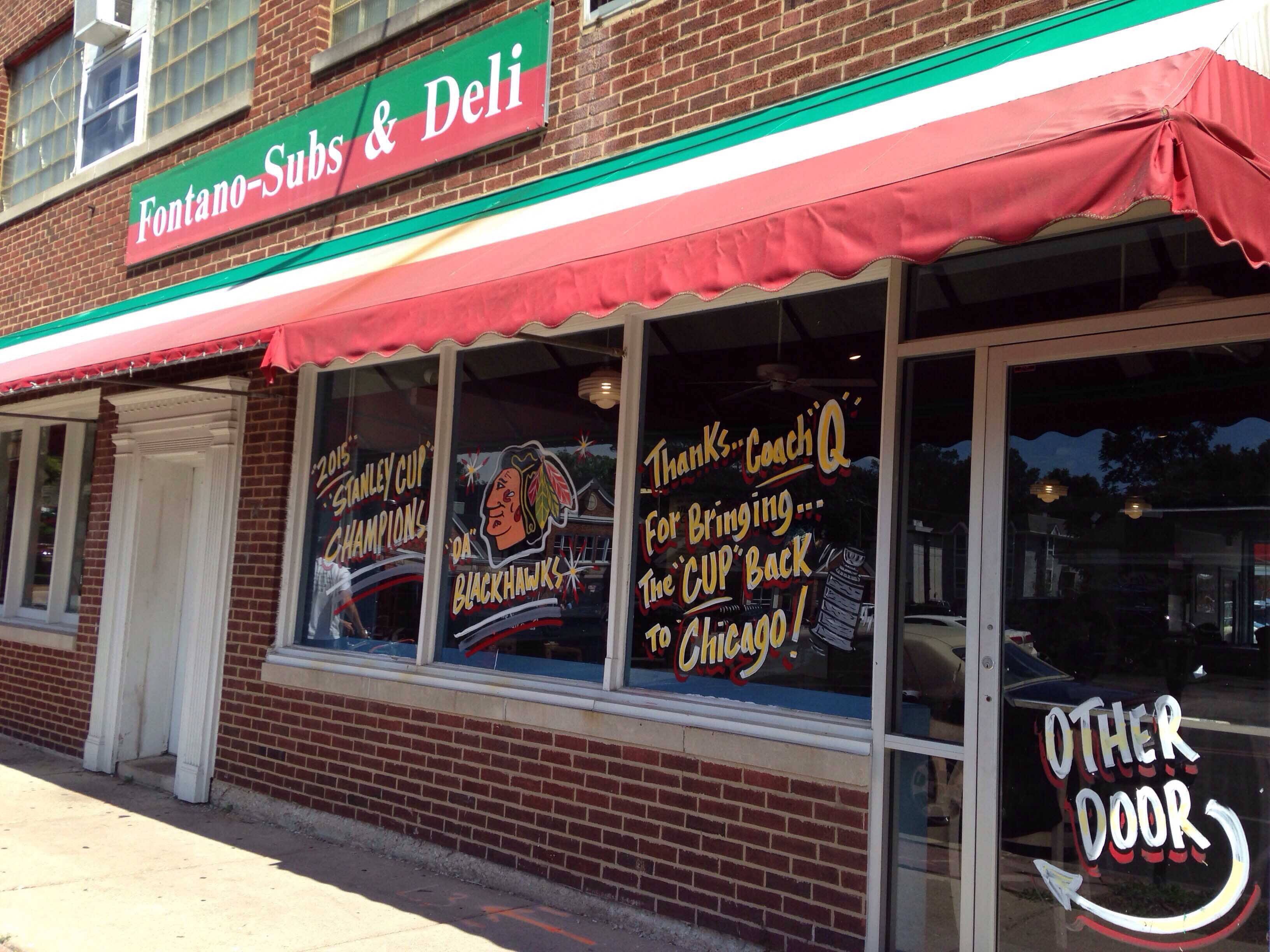 Menu of Fontano's Subs, Hinsdale, Chicago